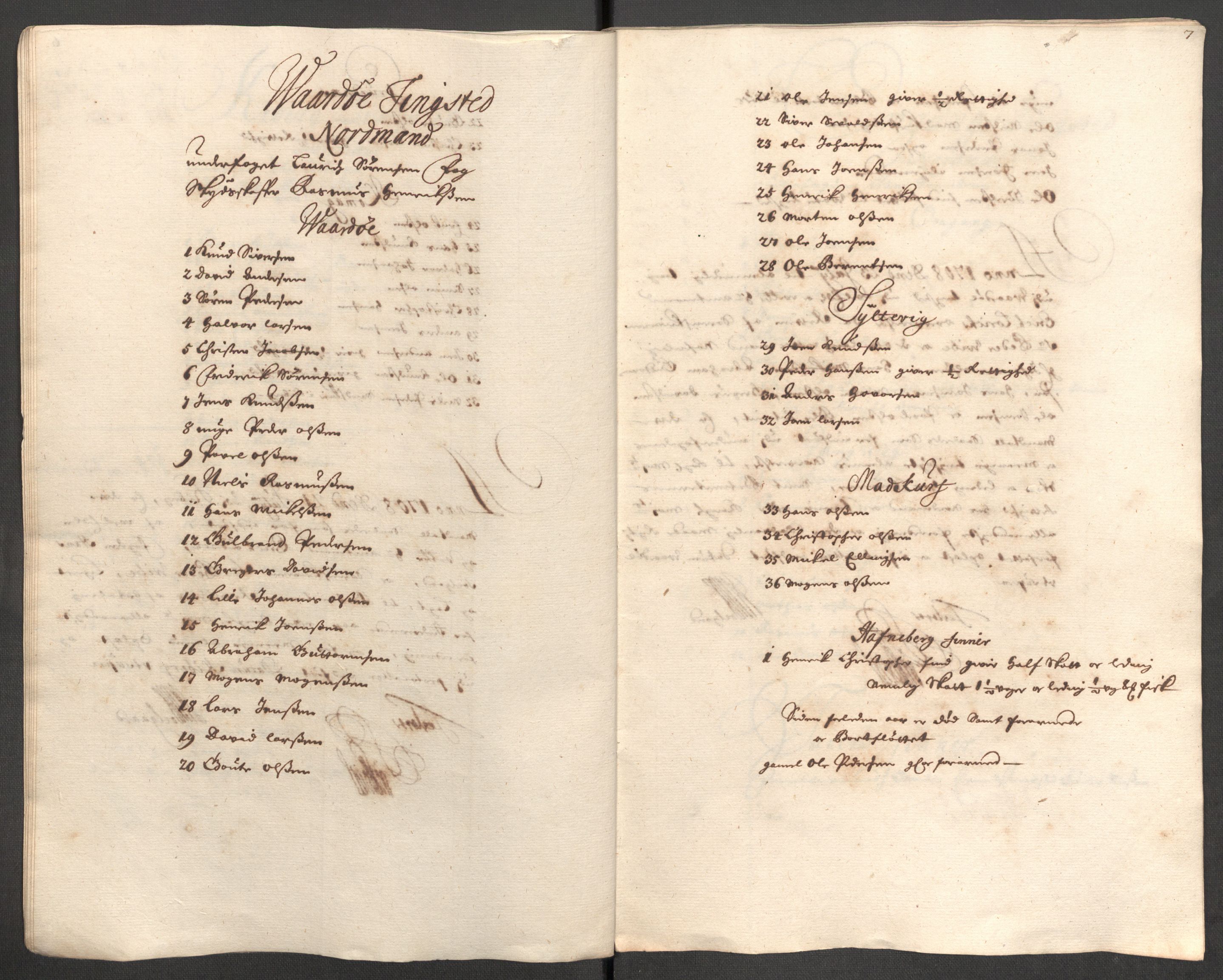 Rentekammeret inntil 1814, Reviderte regnskaper, Fogderegnskap, AV/RA-EA-4092/R69/L4854: Fogderegnskap Finnmark/Vardøhus, 1707-1708, p. 134