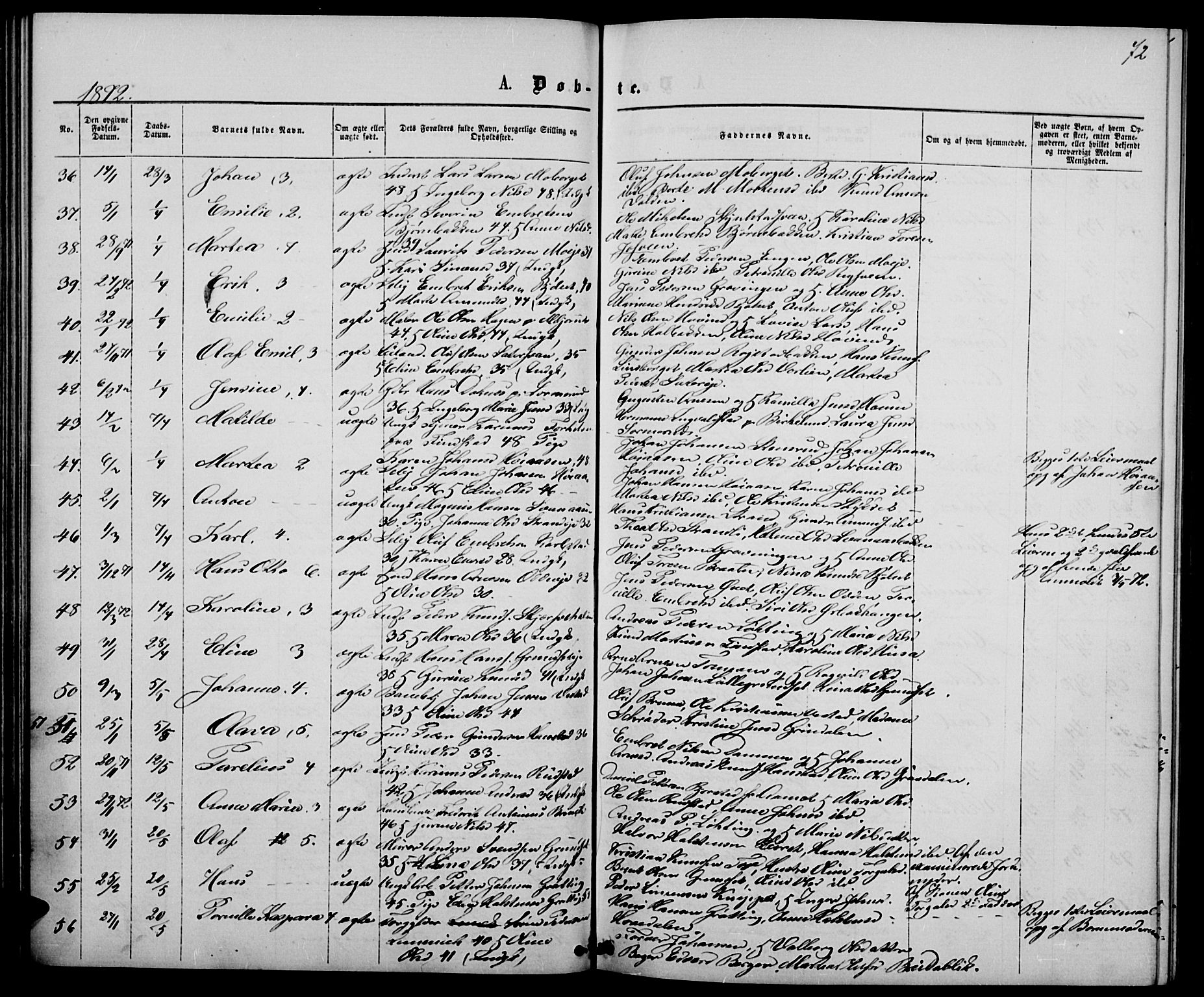 Elverum prestekontor, AV/SAH-PREST-044/H/Ha/Hab/L0004: Parish register (copy) no. 4, 1866-1874, p. 72