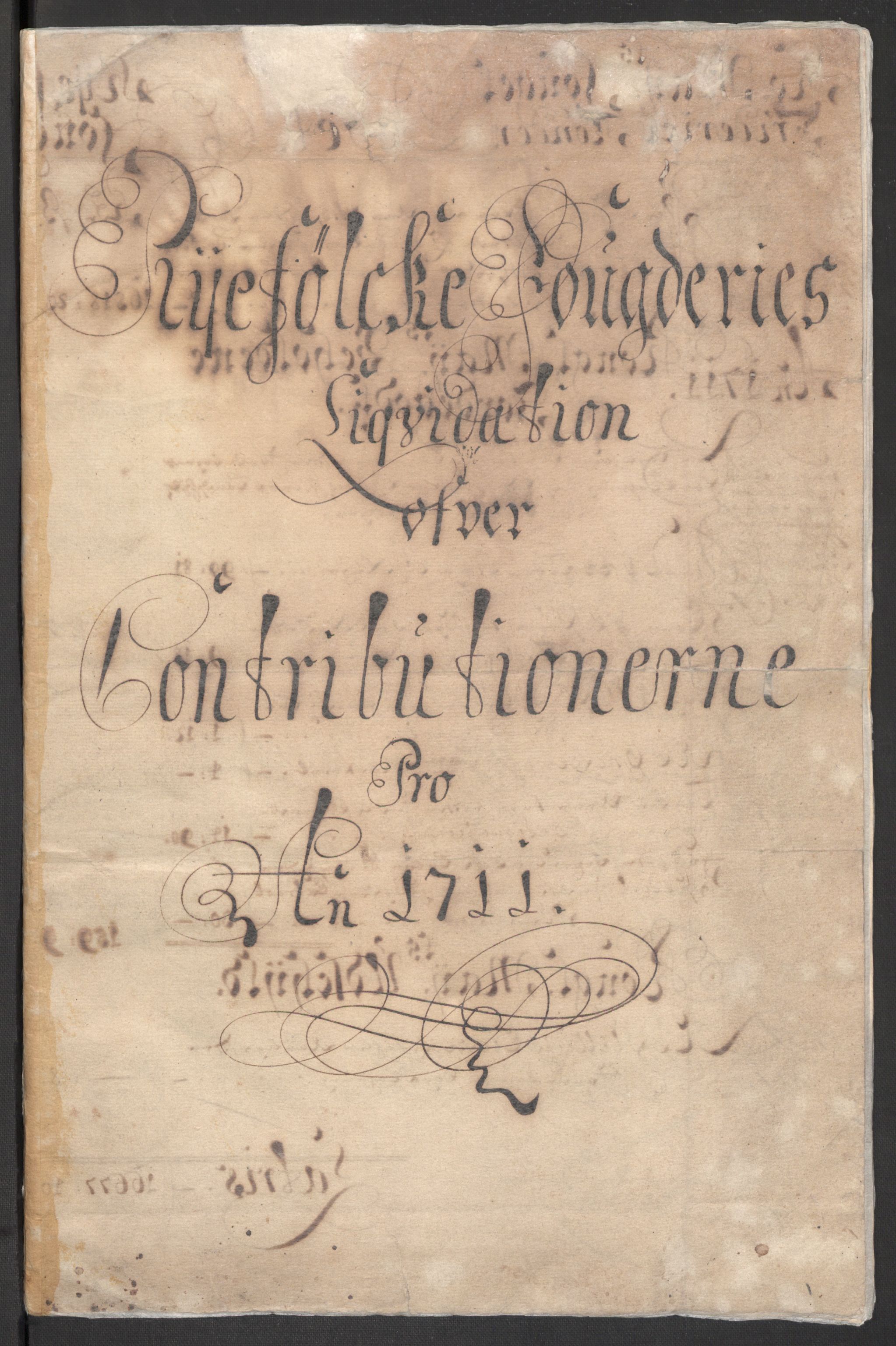 Rentekammeret inntil 1814, Reviderte regnskaper, Fogderegnskap, RA/EA-4092/R47/L2863: Fogderegnskap Ryfylke, 1711, p. 3