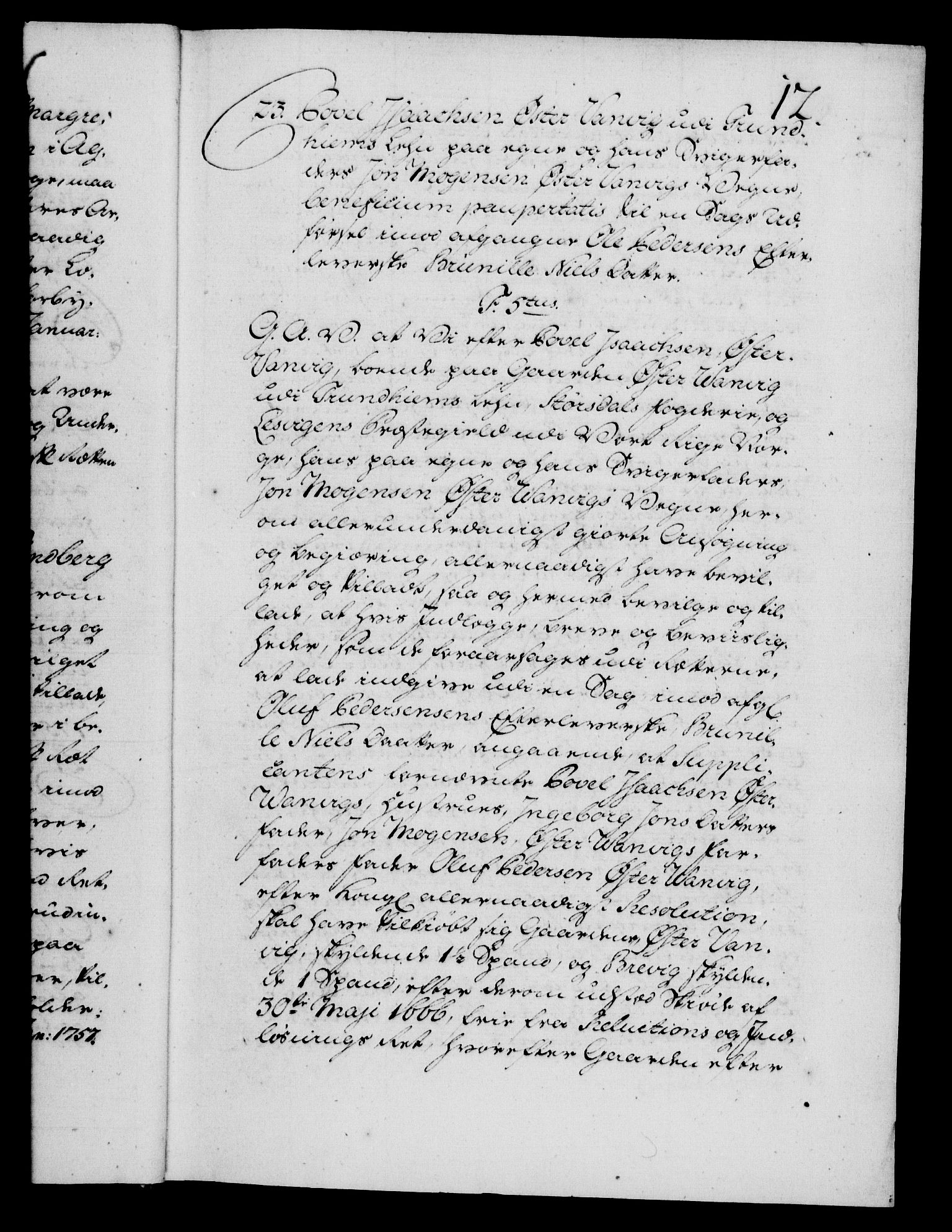 Danske Kanselli 1572-1799, AV/RA-EA-3023/F/Fc/Fca/Fcaa/L0040: Norske registre, 1757-1759, p. 12a