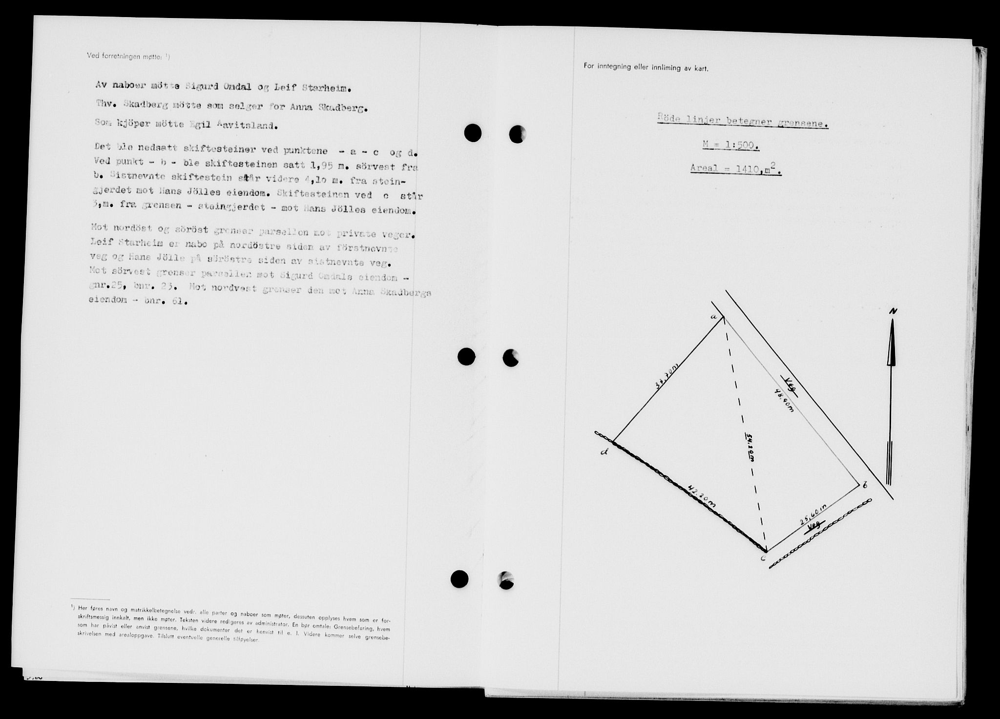 Lyngdal sorenskriveri, AV/SAK-1221-0004/G/Gb/L0680: Mortgage book no. A XXVI, 1960-1960, Diary no: : 593/1960