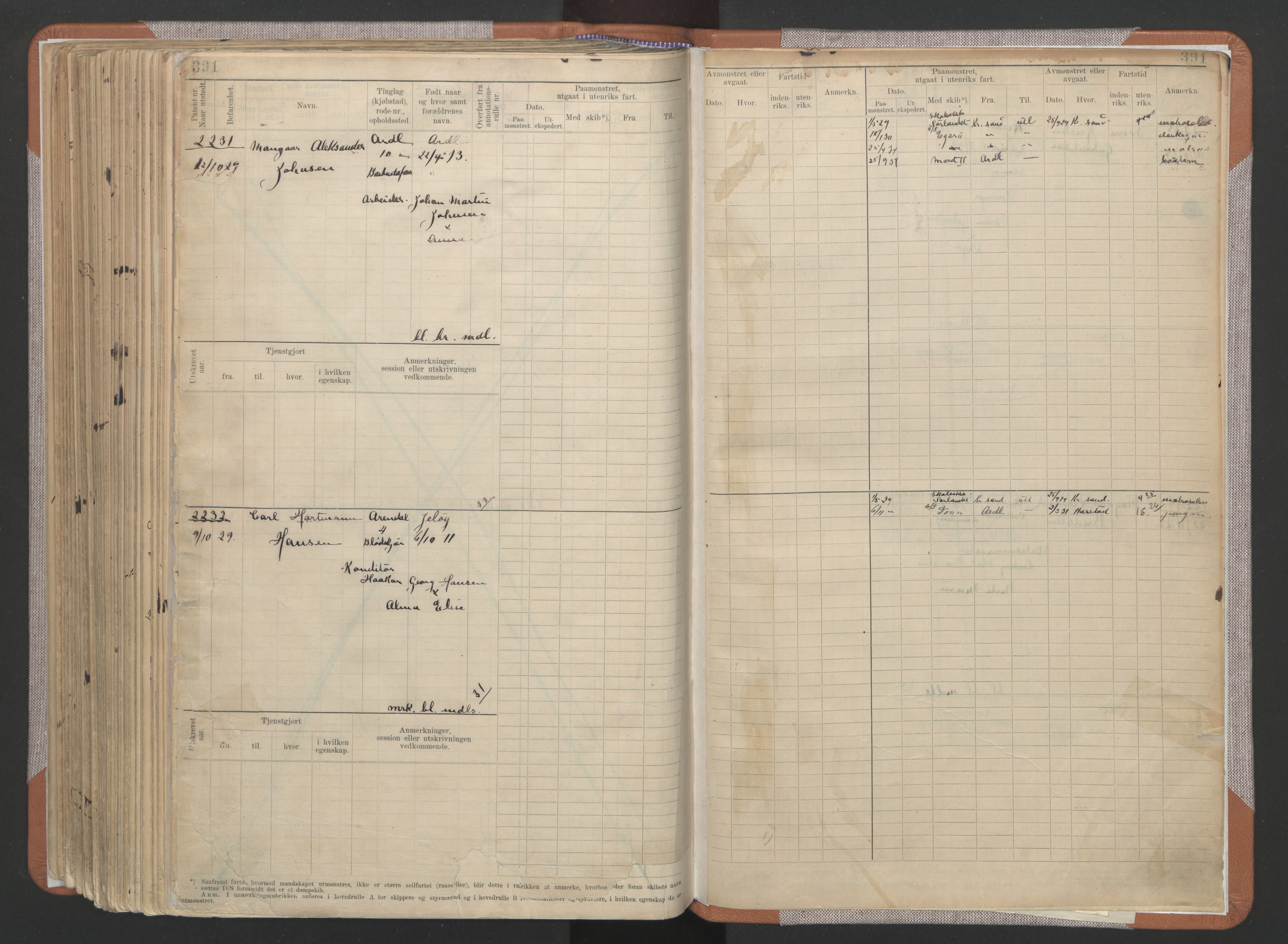 Arendal mønstringskrets, AV/SAK-2031-0012/F/Fb/L0022: Hovedrulle A nr 1466-2242, S-20, 1914-1930, p. 404