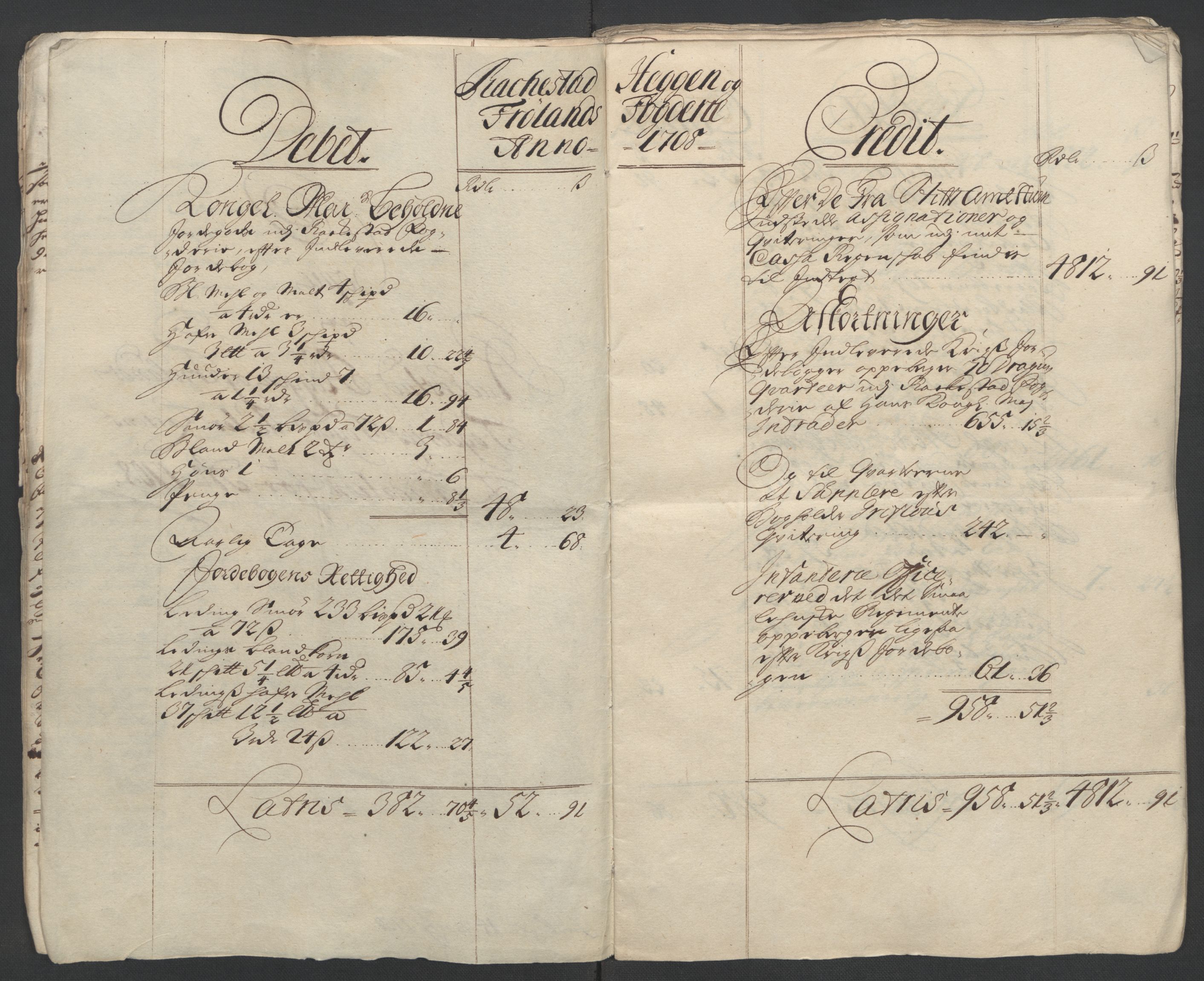 Rentekammeret inntil 1814, Reviderte regnskaper, Fogderegnskap, AV/RA-EA-4092/R07/L0300: Fogderegnskap Rakkestad, Heggen og Frøland, 1708, p. 9