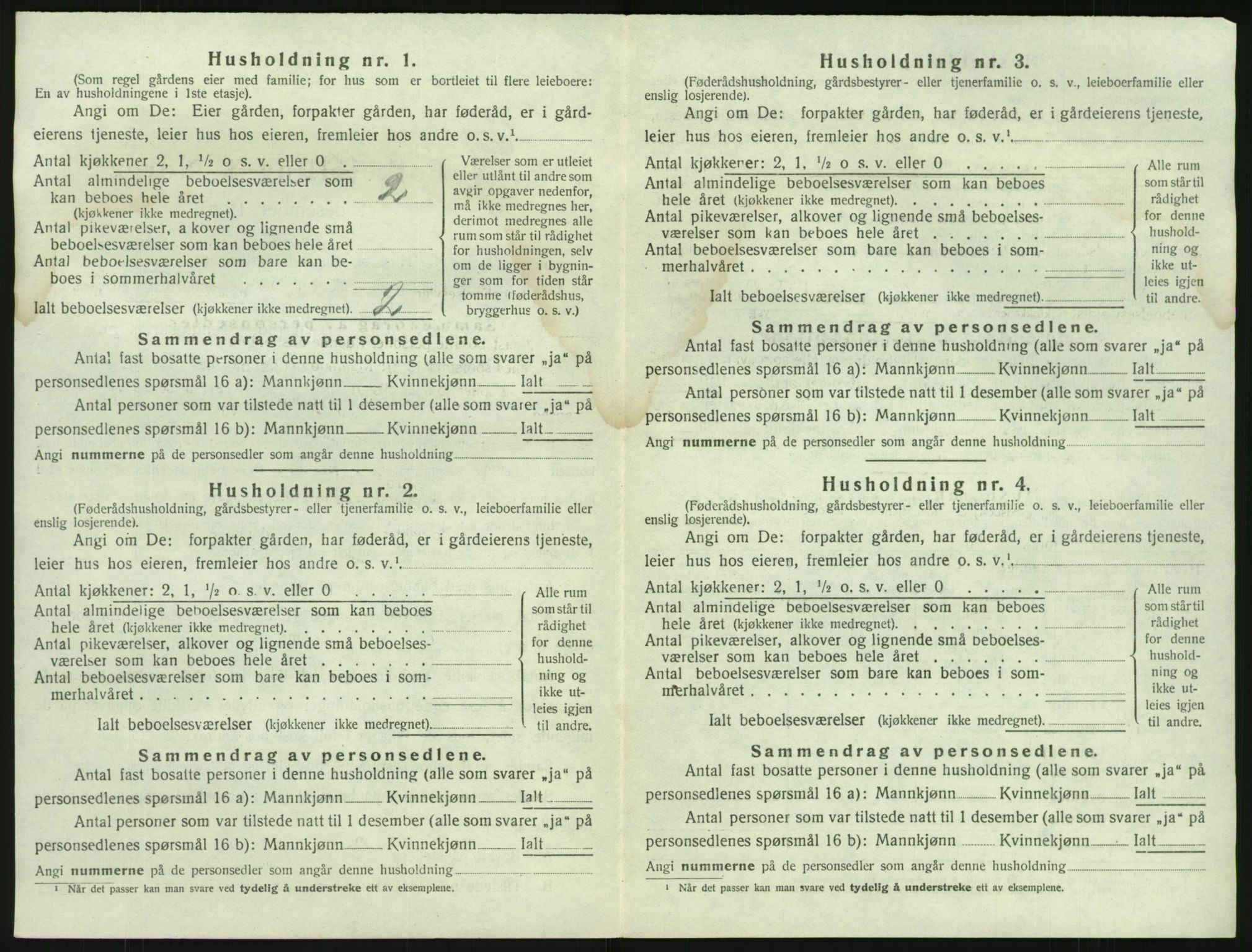 SAKO, 1920 census for Brunlanes, 1920, p. 906