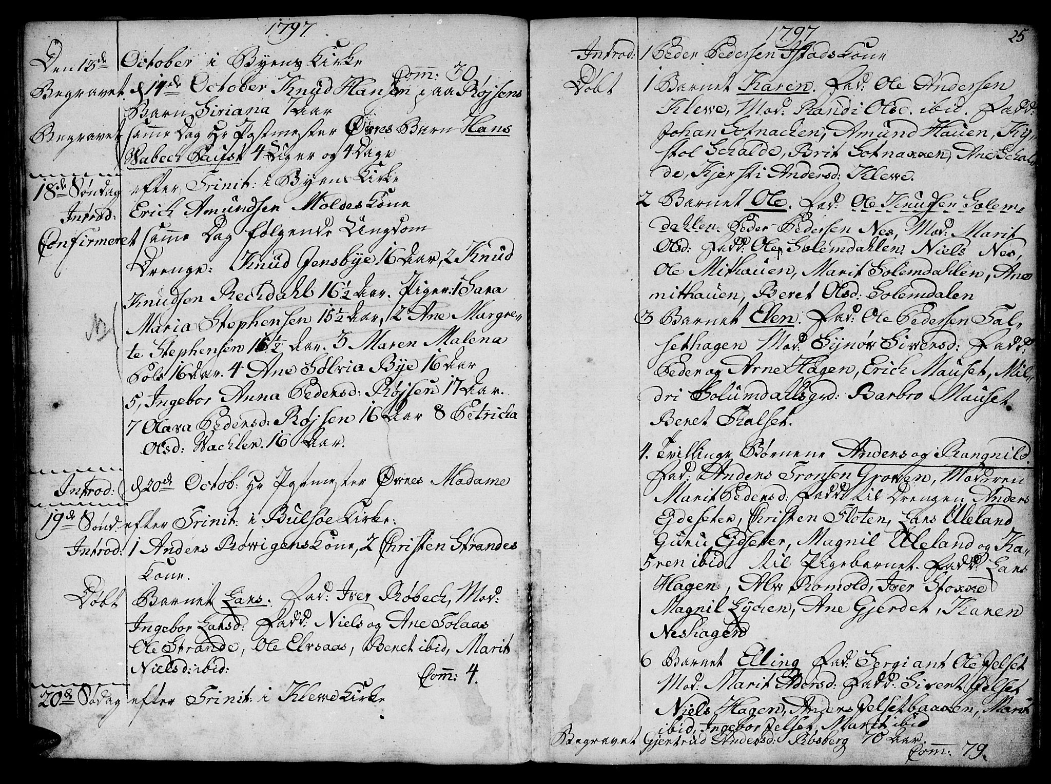 Ministerialprotokoller, klokkerbøker og fødselsregistre - Møre og Romsdal, SAT/A-1454/555/L0649: Parish register (official) no. 555A02 /1, 1795-1821, p. 25