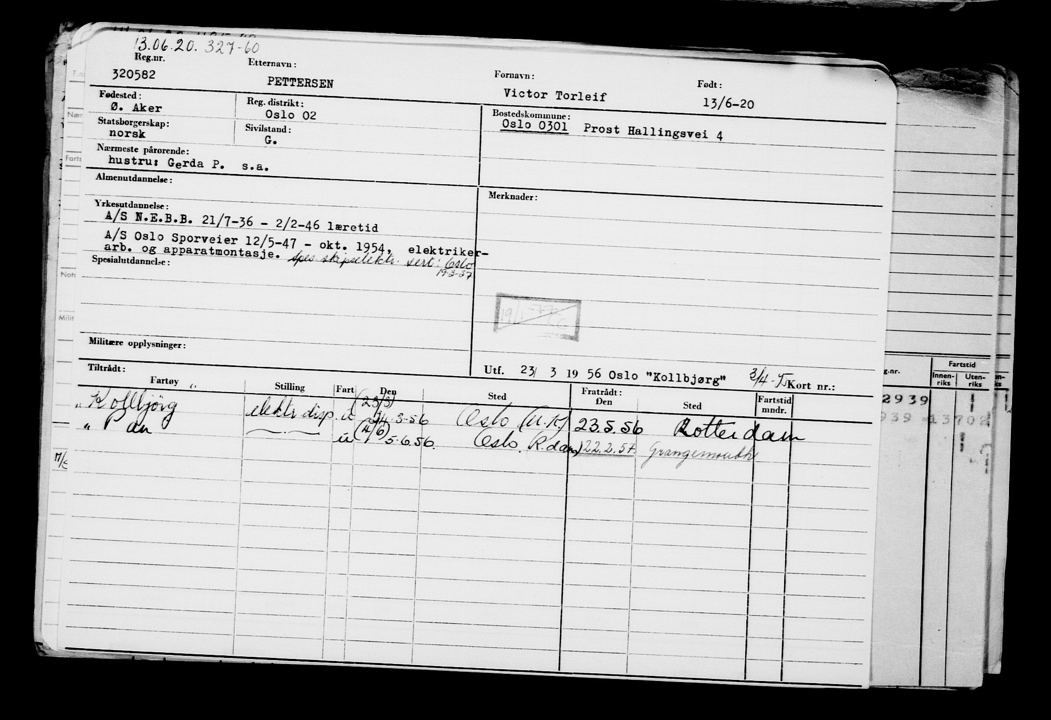 Direktoratet for sjømenn, AV/RA-S-3545/G/Gb/L0182: Hovedkort, 1920, p. 148