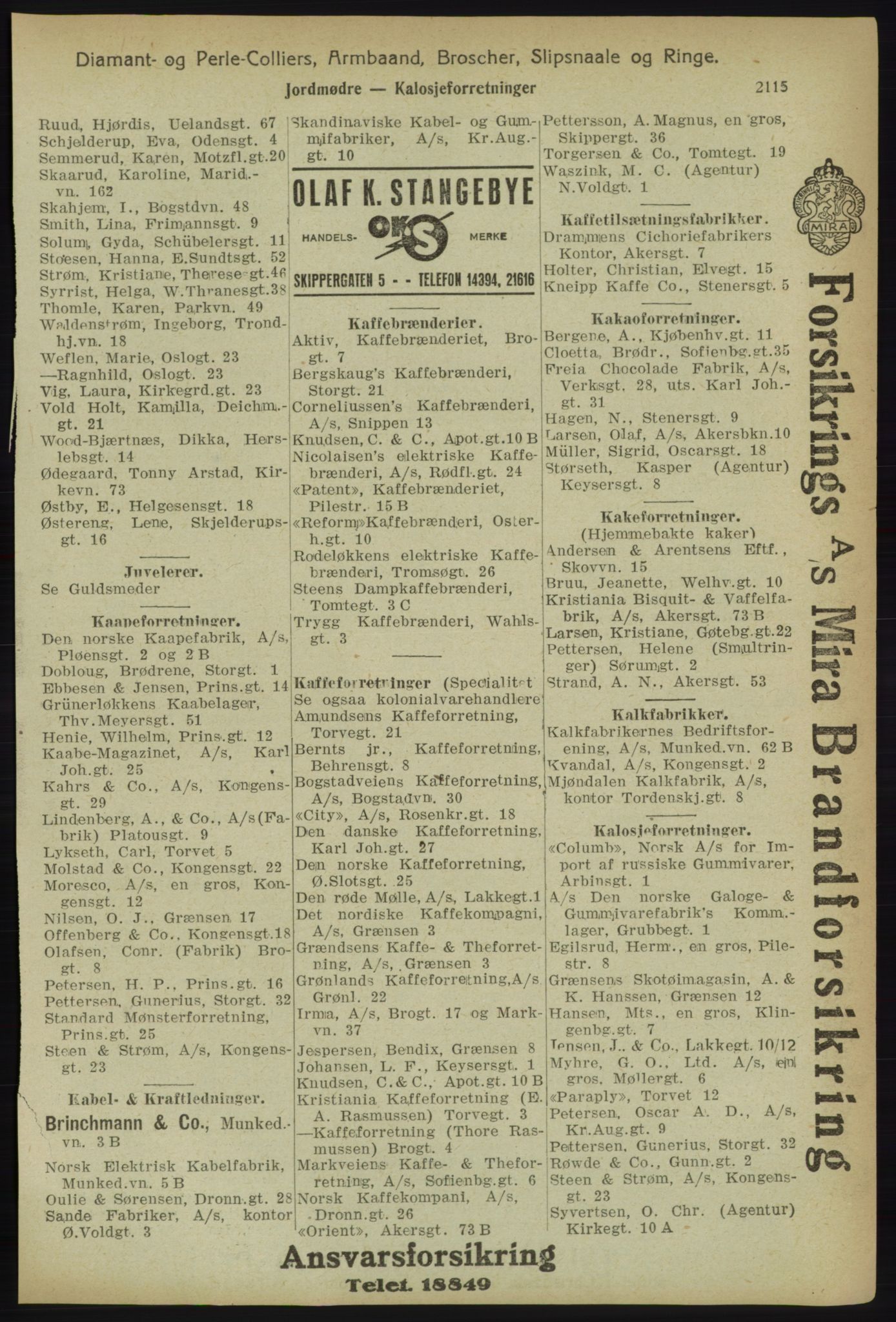 Kristiania/Oslo adressebok, PUBL/-, 1918, p. 2268