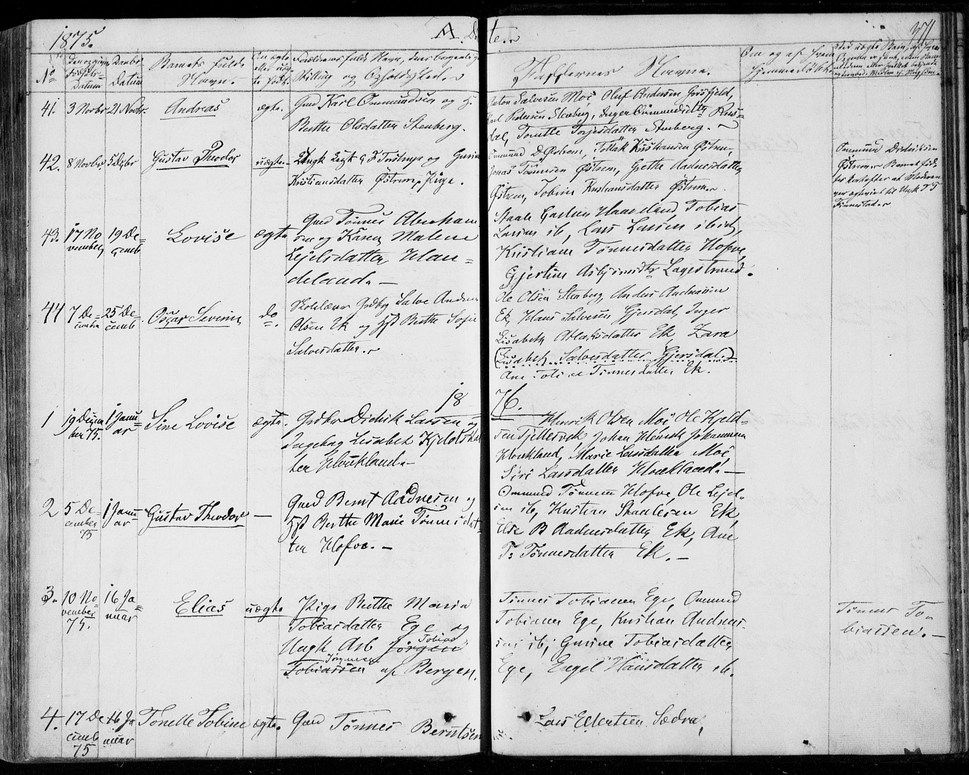 Lund sokneprestkontor, SAST/A-101809/S06/L0009: Parish register (official) no. A 8, 1853-1877, p. 371