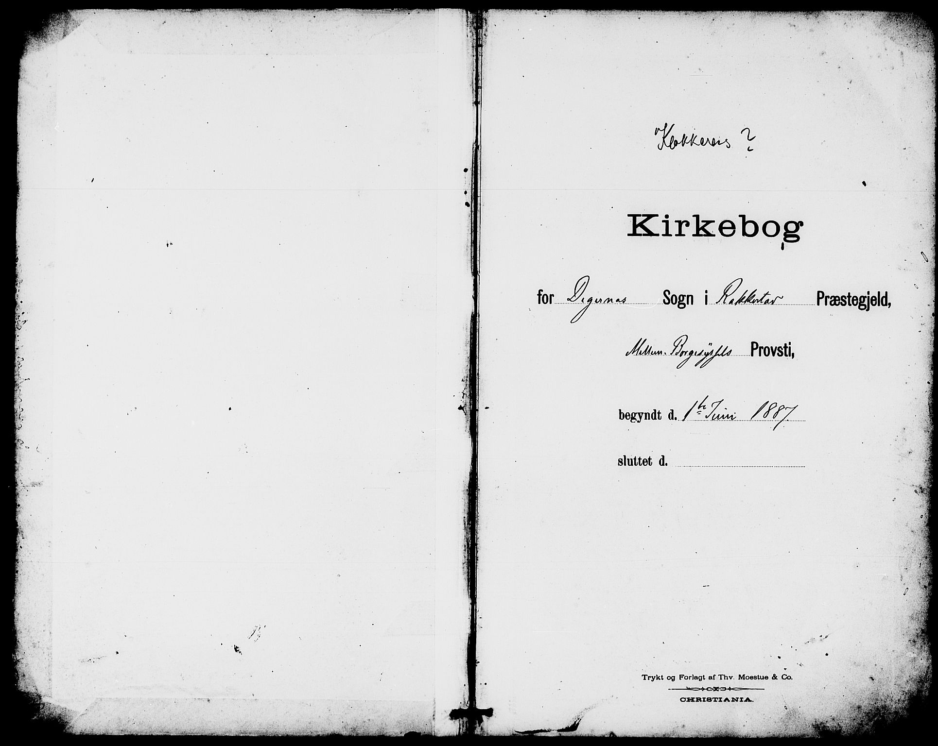 Rakkestad prestekontor Kirkebøker, SAO/A-2008/G/Gb/L0001: Parish register (copy) no. II 1, 1887-1909