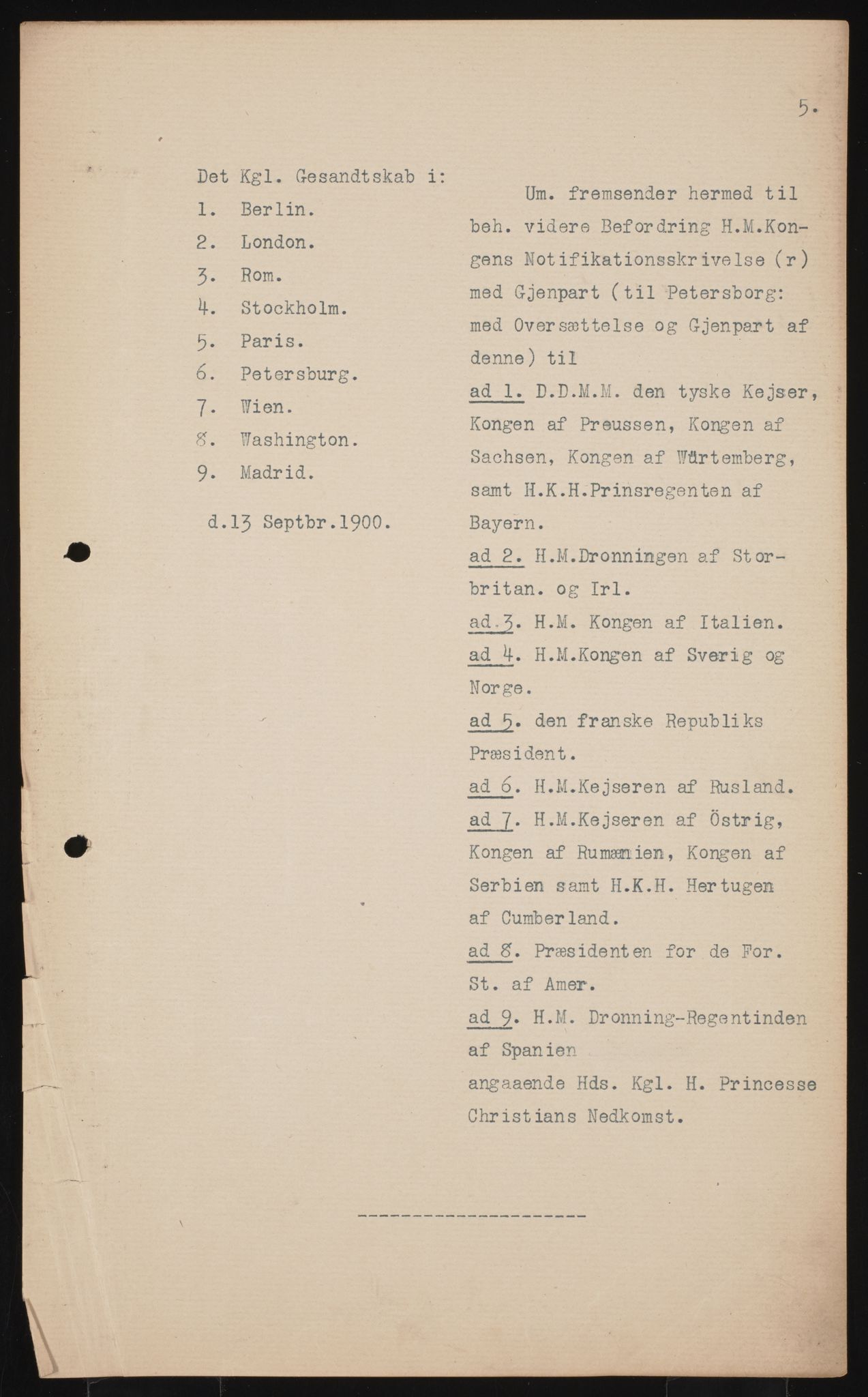 Utenriksdepartementet, AV/RA-S-2259, 1894-1906, p. 285