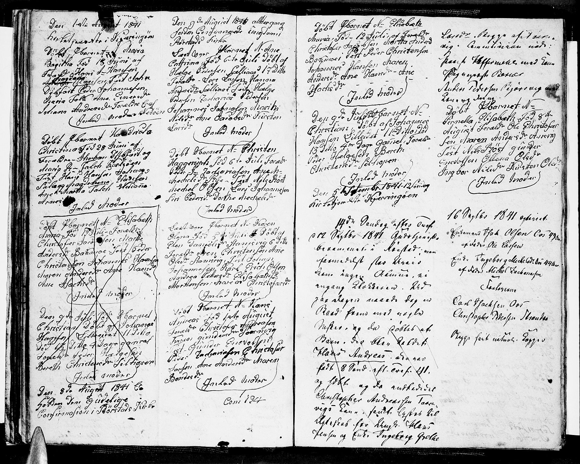Ministerialprotokoller, klokkerbøker og fødselsregistre - Nordland, AV/SAT-A-1459/853/L0774: Parish register (copy) no. 853C02, 1836-1845
