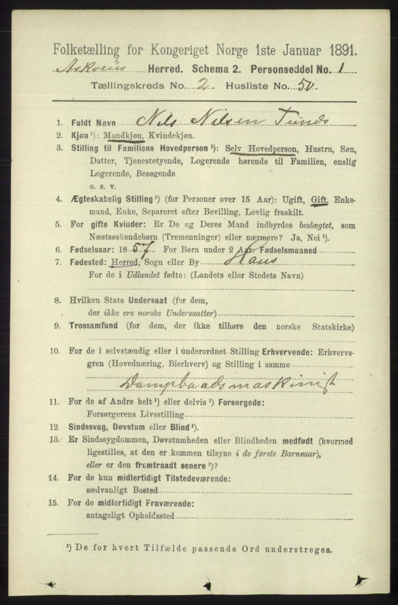 RA, 1891 census for 1247 Askøy, 1891, p. 1823