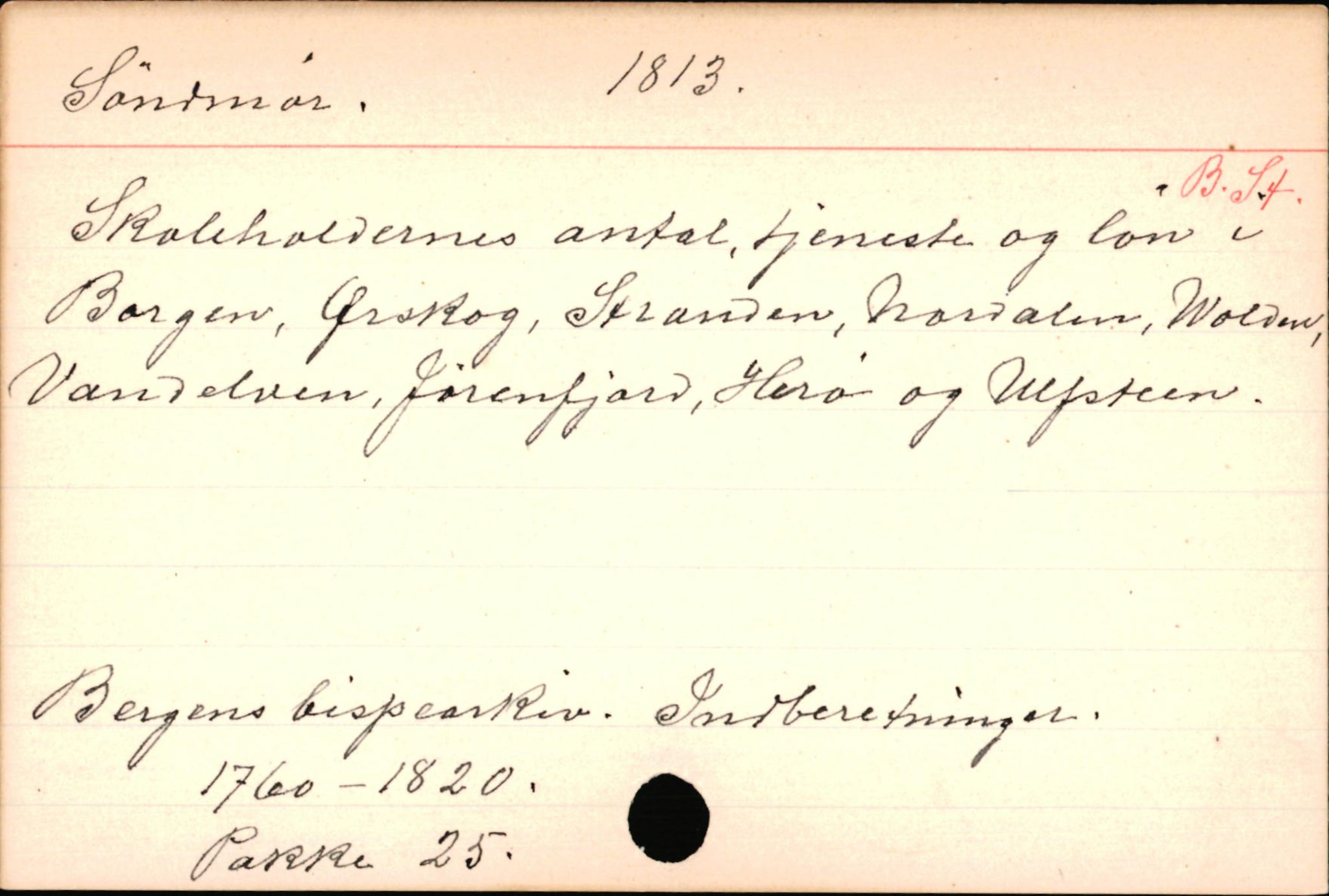 Haugen, Johannes - lærer, AV/SAB-SAB/PA-0036/01/L0001: Om klokkere og lærere, 1521-1904, p. 10255