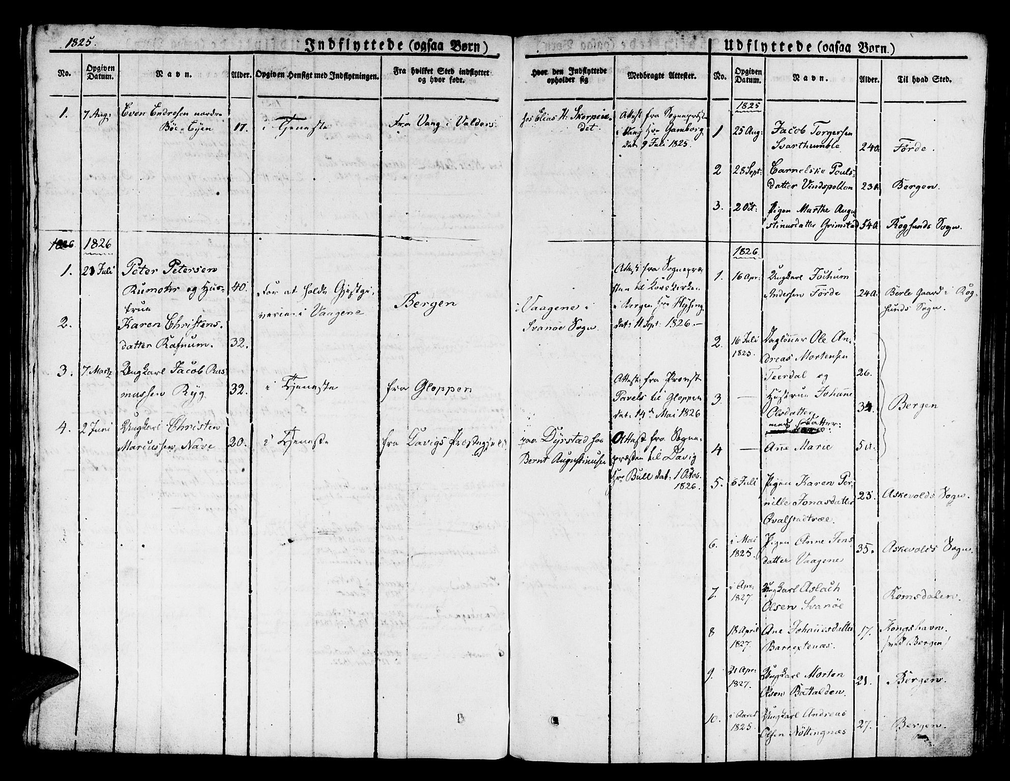 Kinn sokneprestembete, SAB/A-80801/H/Haa/Haaa/L0004/0002: Parish register (official) no. A 4II, 1822-1840, p. 3