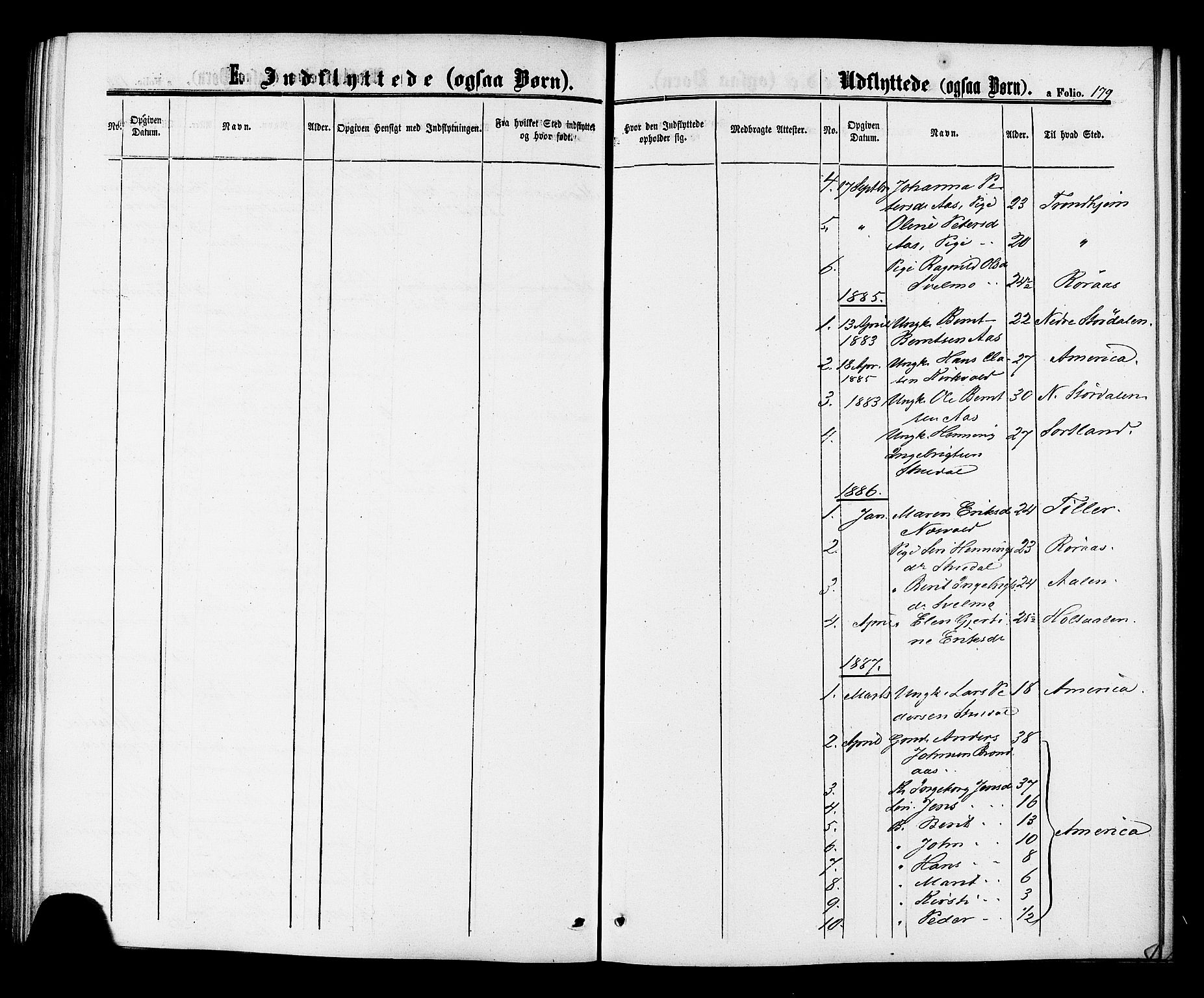 Ministerialprotokoller, klokkerbøker og fødselsregistre - Sør-Trøndelag, AV/SAT-A-1456/698/L1163: Parish register (official) no. 698A01, 1862-1887, p. 179