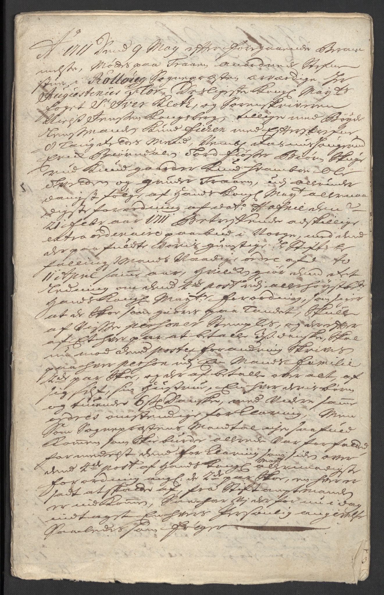 Rentekammeret inntil 1814, Reviderte regnskaper, Fogderegnskap, RA/EA-4092/R24/L1586: Fogderegnskap Numedal og Sandsvær, 1711, p. 253