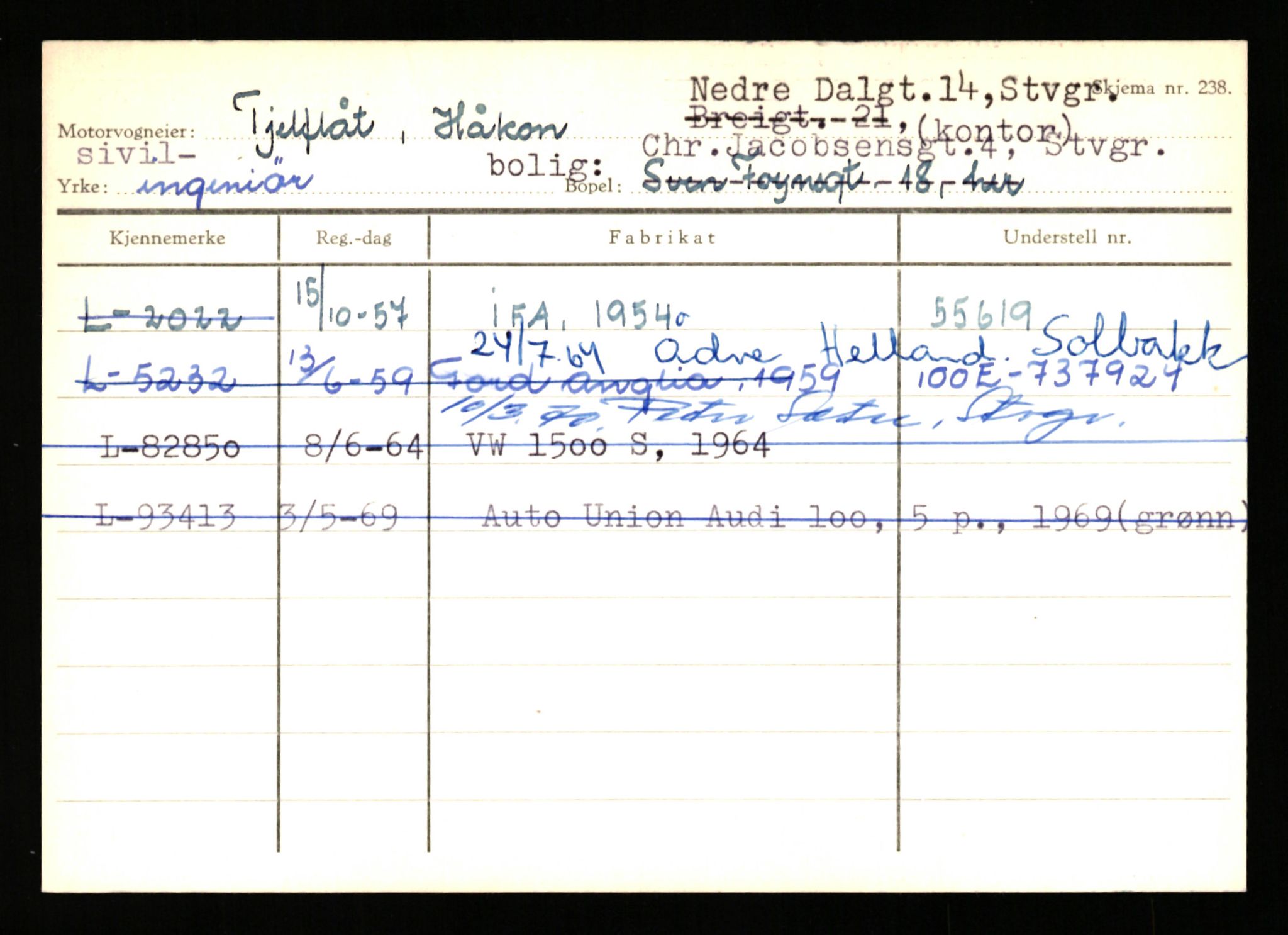 Stavanger trafikkstasjon, AV/SAST-A-101942/0/H/L0038: Sørbø - Tjeltveit, 1930-1971, p. 2743