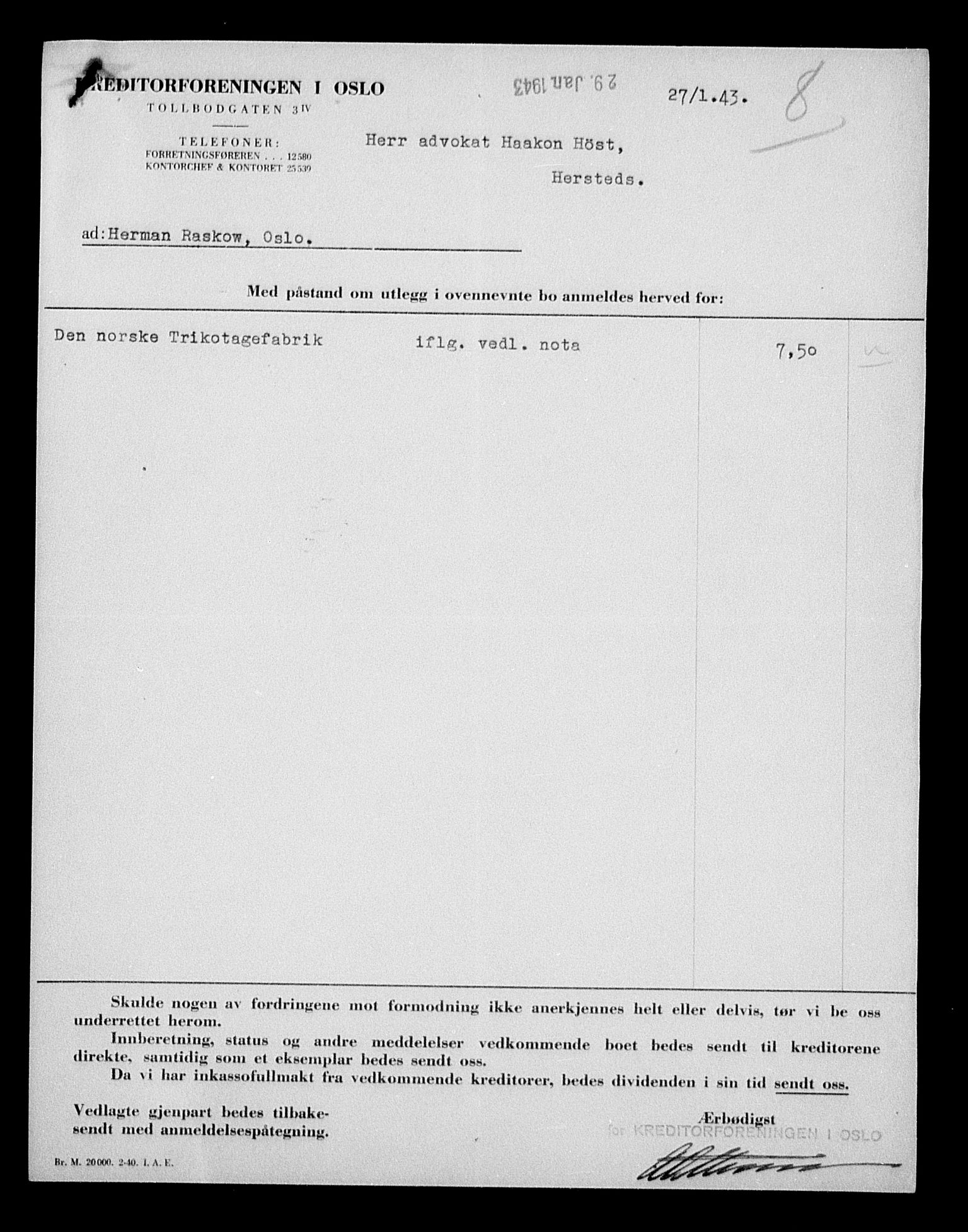 Justisdepartementet, Tilbakeføringskontoret for inndratte formuer, RA/S-1564/H/Hc/Hcc/L0972: --, 1945-1947, p. 63