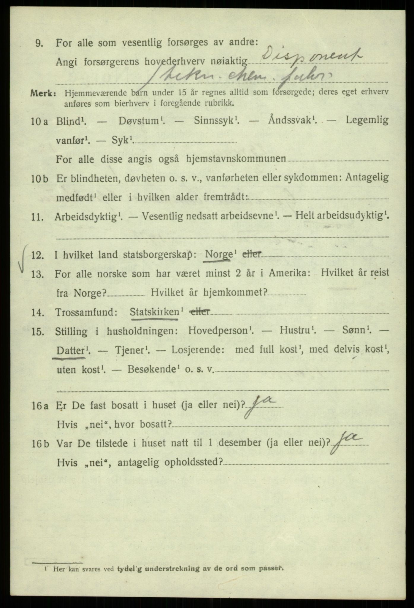 SAB, 1920 census for Bergen, 1920, p. 74479