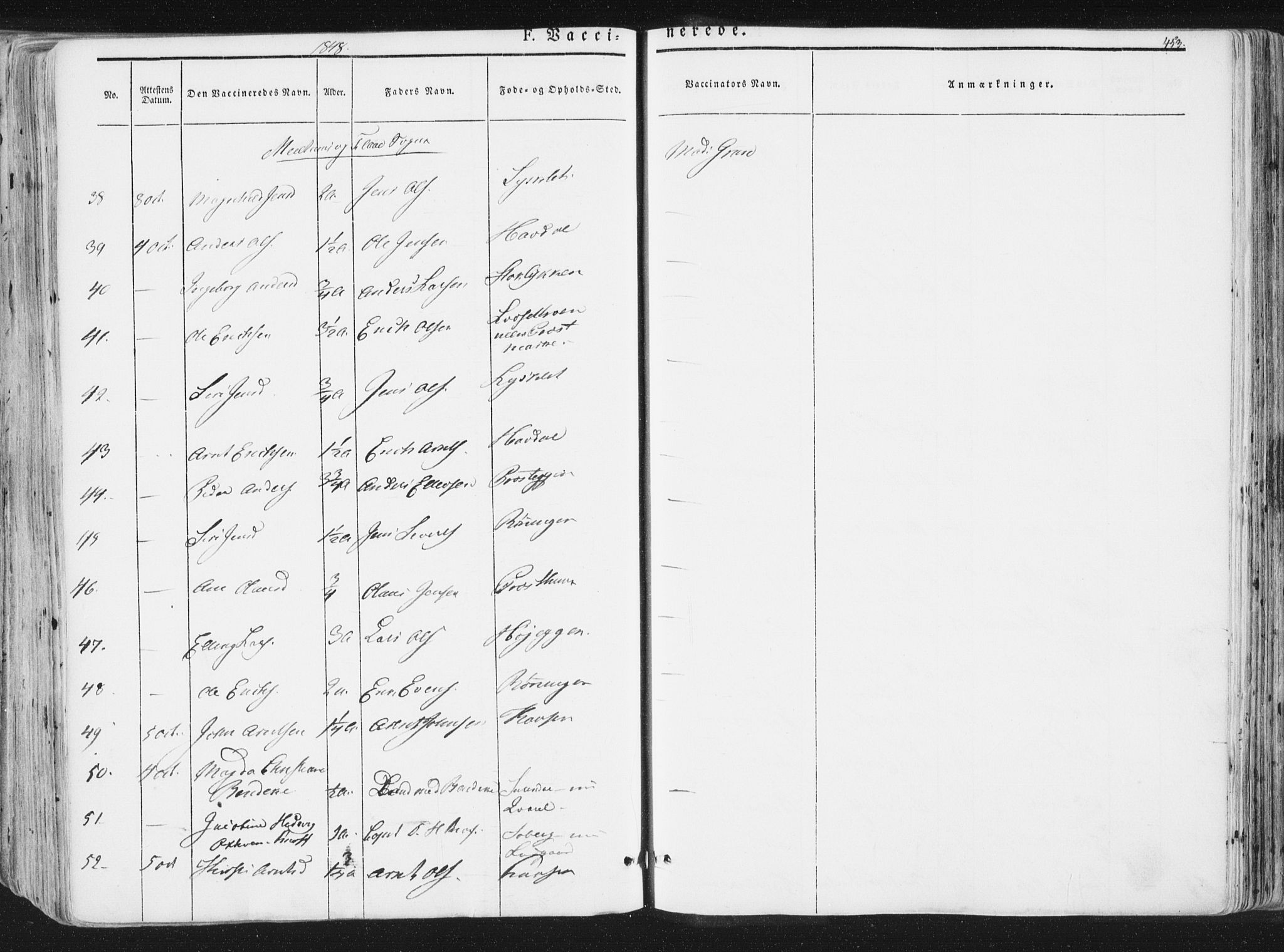 Ministerialprotokoller, klokkerbøker og fødselsregistre - Sør-Trøndelag, AV/SAT-A-1456/691/L1074: Parish register (official) no. 691A06, 1842-1852, p. 453