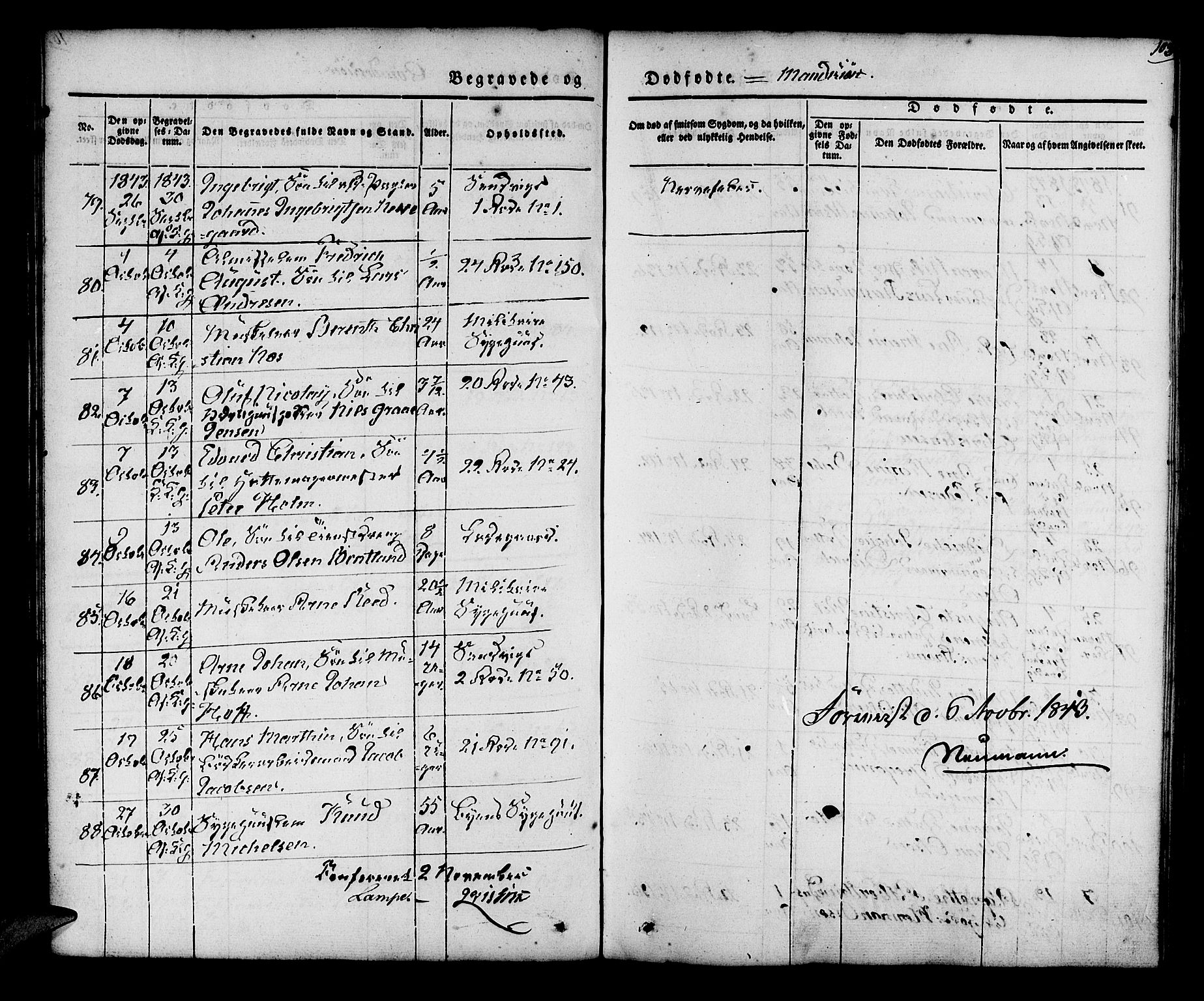 Korskirken sokneprestembete, AV/SAB-A-76101/H/Hab: Parish register (copy) no. E 1, 1837-1851, p. 103