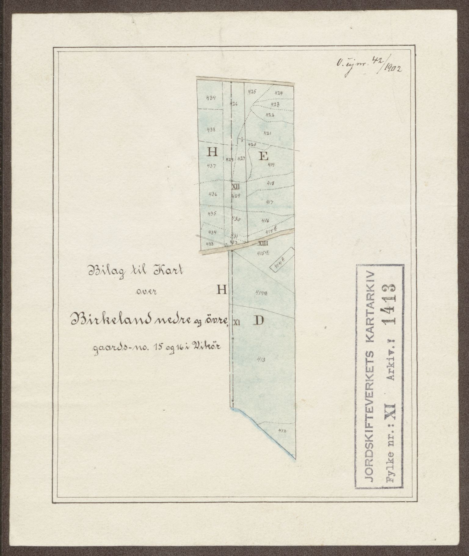 Jordskifteverkets kartarkiv, AV/RA-S-3929/T, 1859-1988, p. 1570