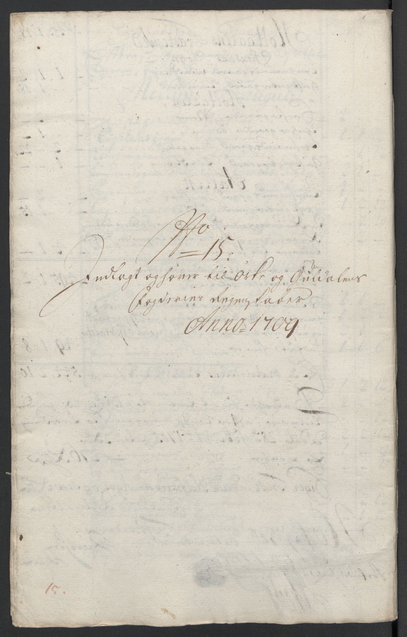 Rentekammeret inntil 1814, Reviderte regnskaper, Fogderegnskap, AV/RA-EA-4092/R60/L3959: Fogderegnskap Orkdal og Gauldal, 1709, p. 273