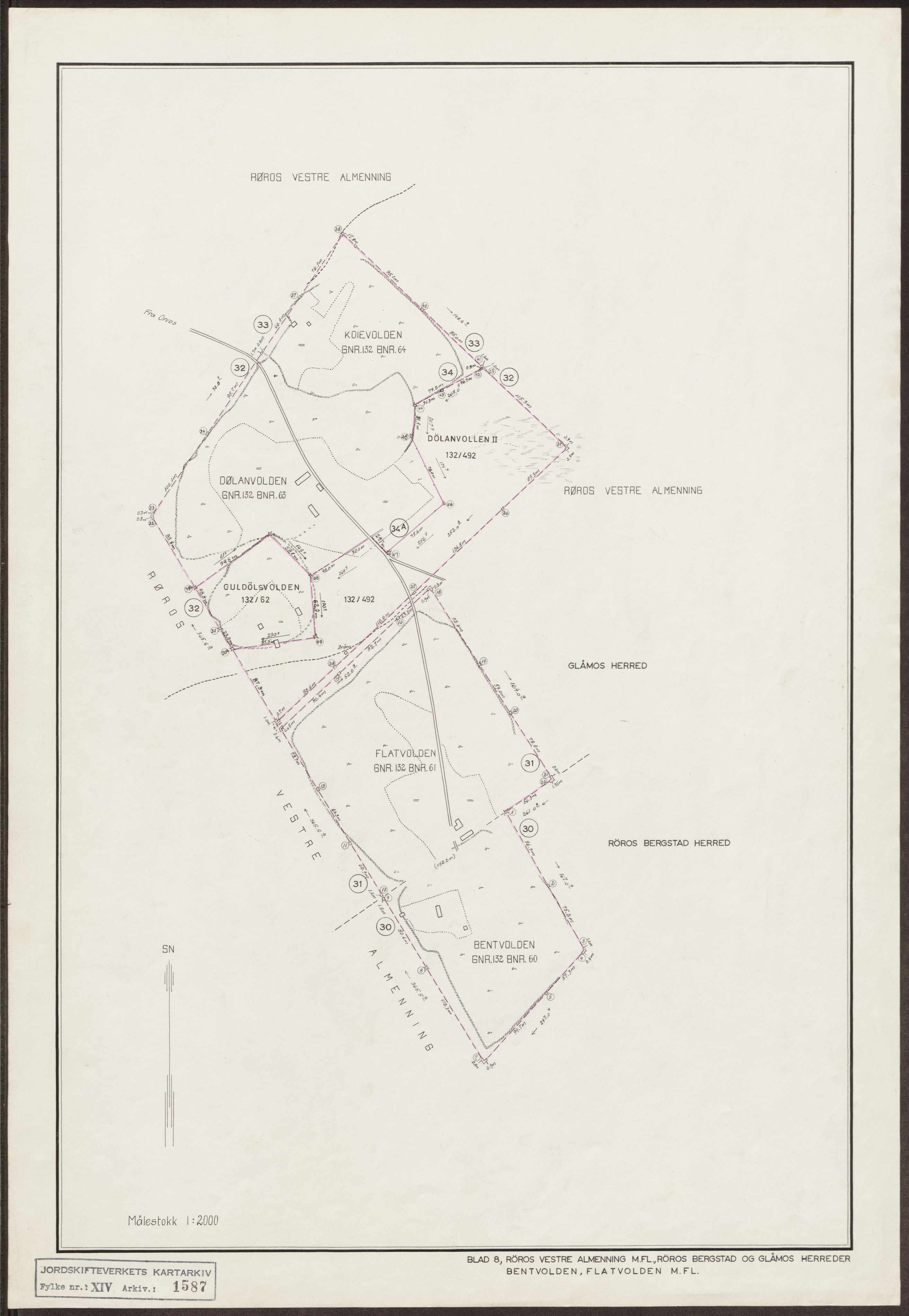 Jordskifteverkets kartarkiv, AV/RA-S-3929/T, 1859-1988, p. 2424