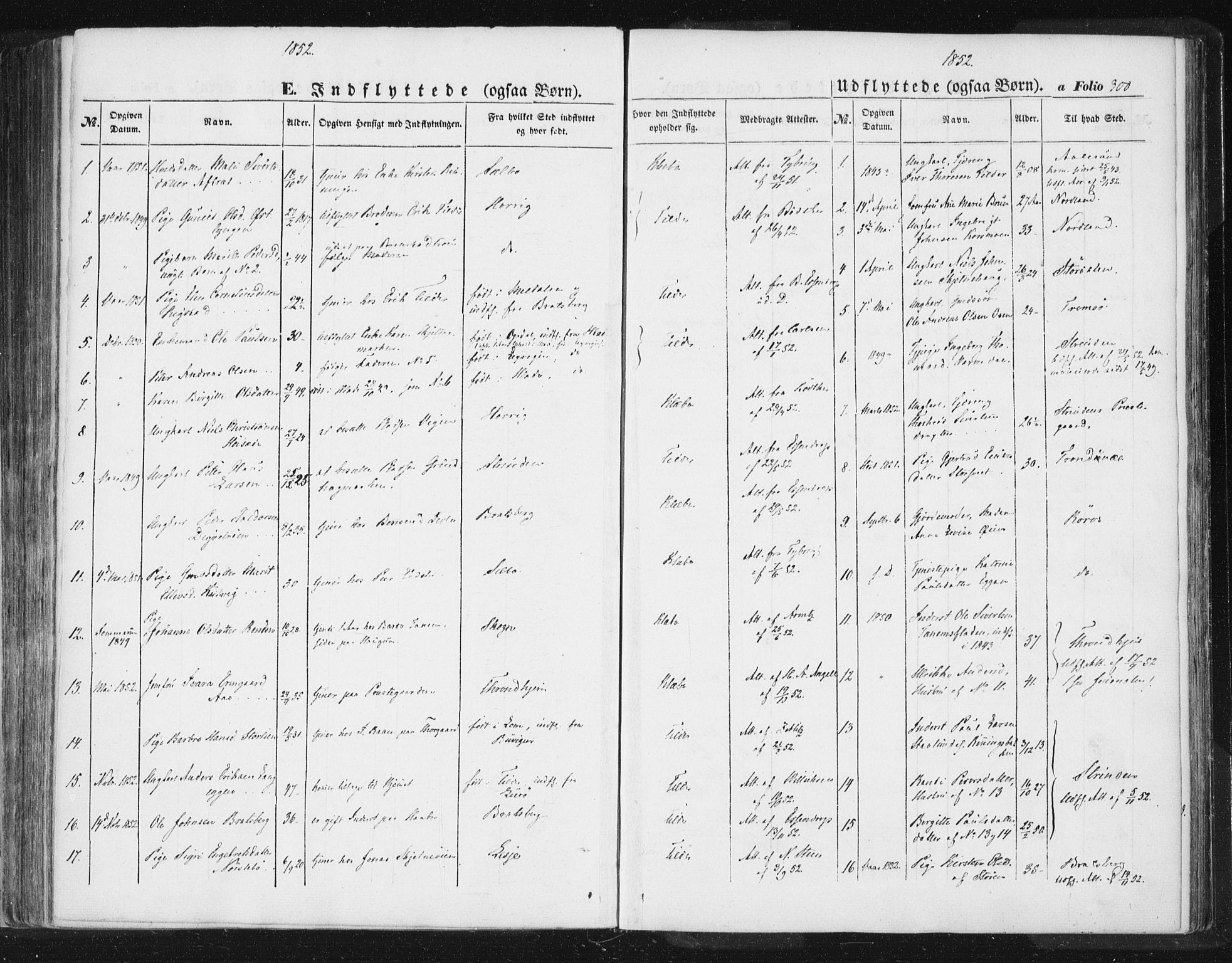 Ministerialprotokoller, klokkerbøker og fødselsregistre - Sør-Trøndelag, SAT/A-1456/618/L0441: Parish register (official) no. 618A05, 1843-1862, p. 300