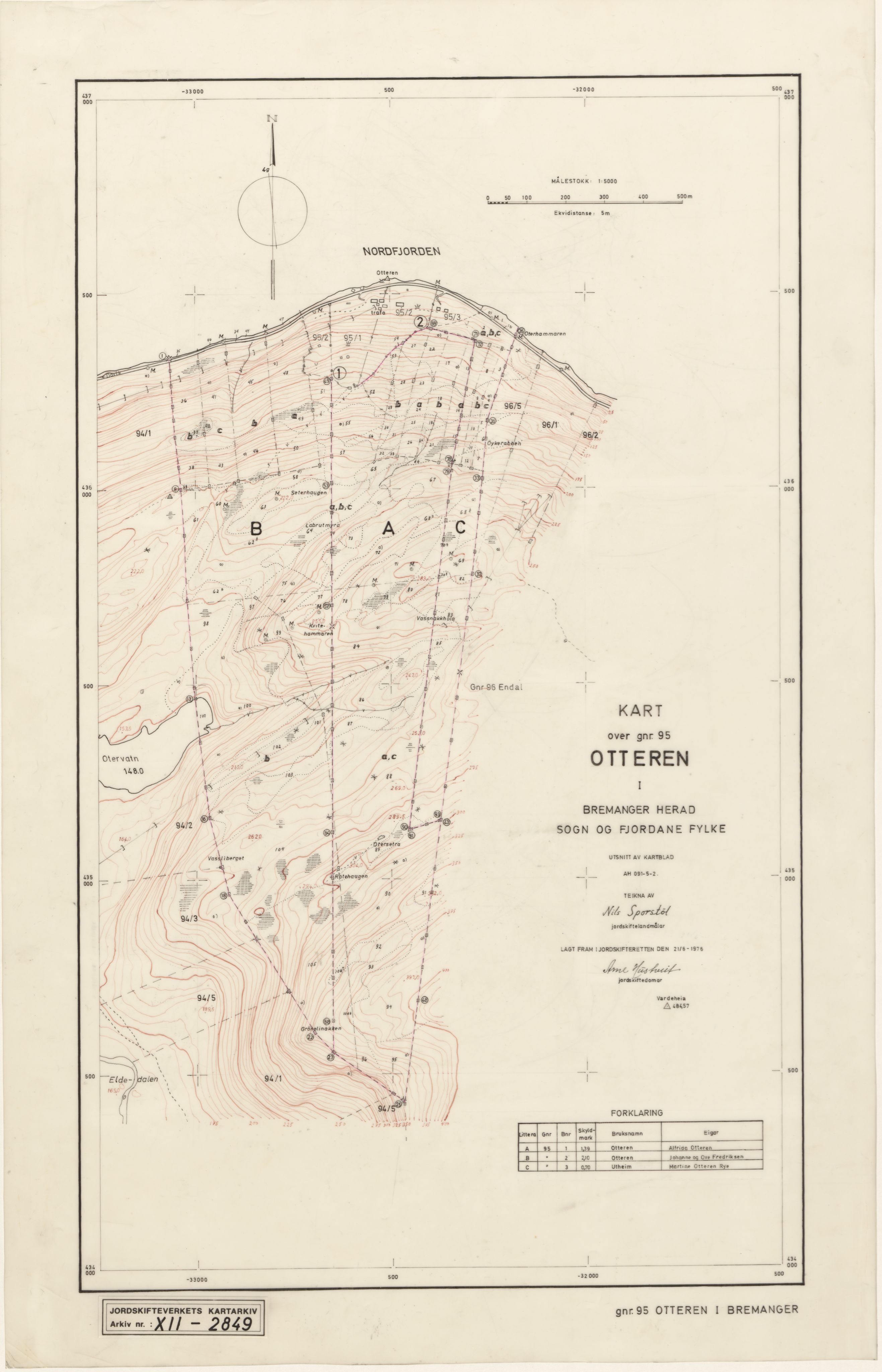 Jordskifteverkets kartarkiv, RA/S-3929/T, 1859-1988, p. 3498