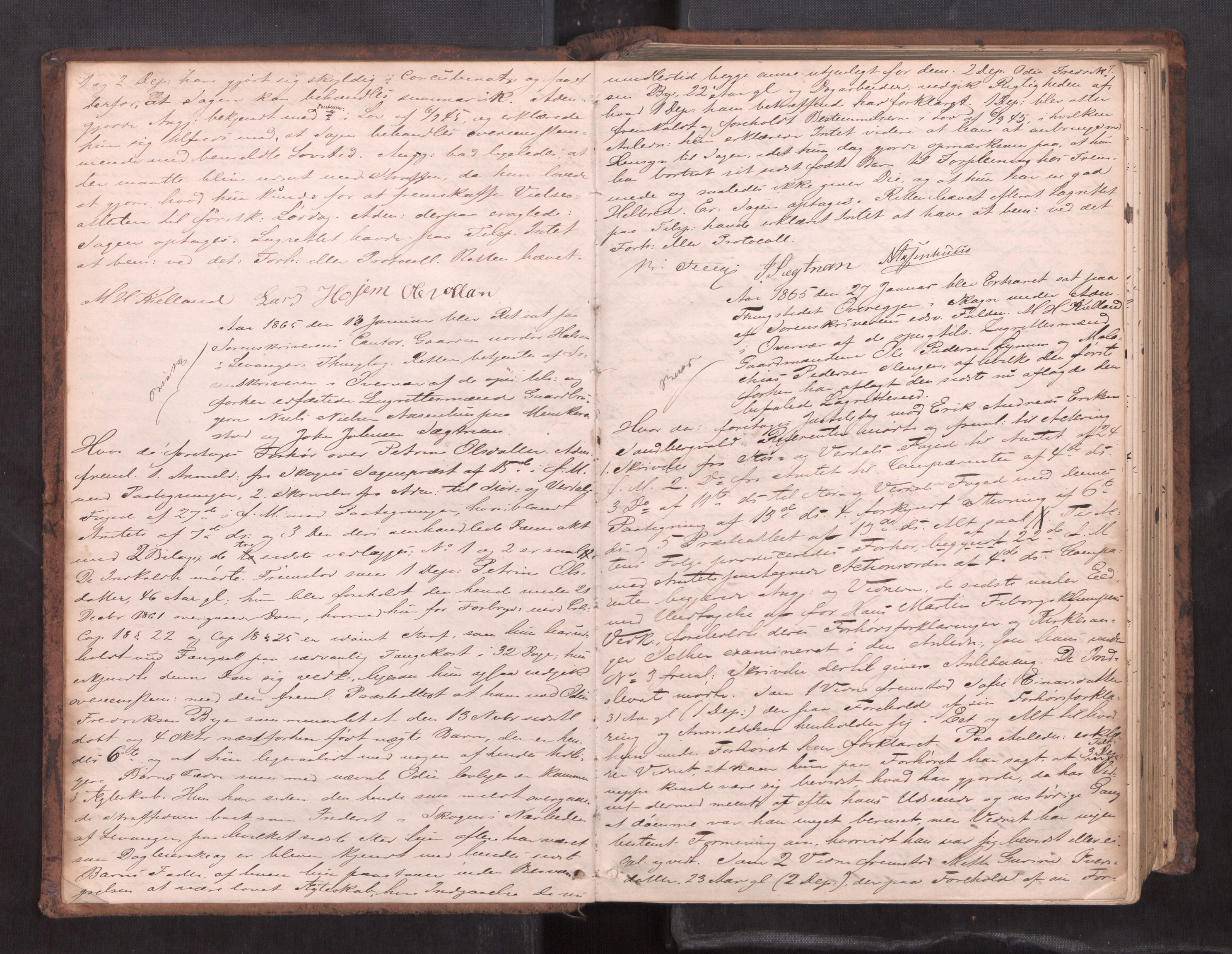 Stjør- og Verdal sorenskriveri, AV/SAT-A-4167/1/1/1B/L0019: Ekstrarettsprotokoll, 1864-1877, p. 6b-7a