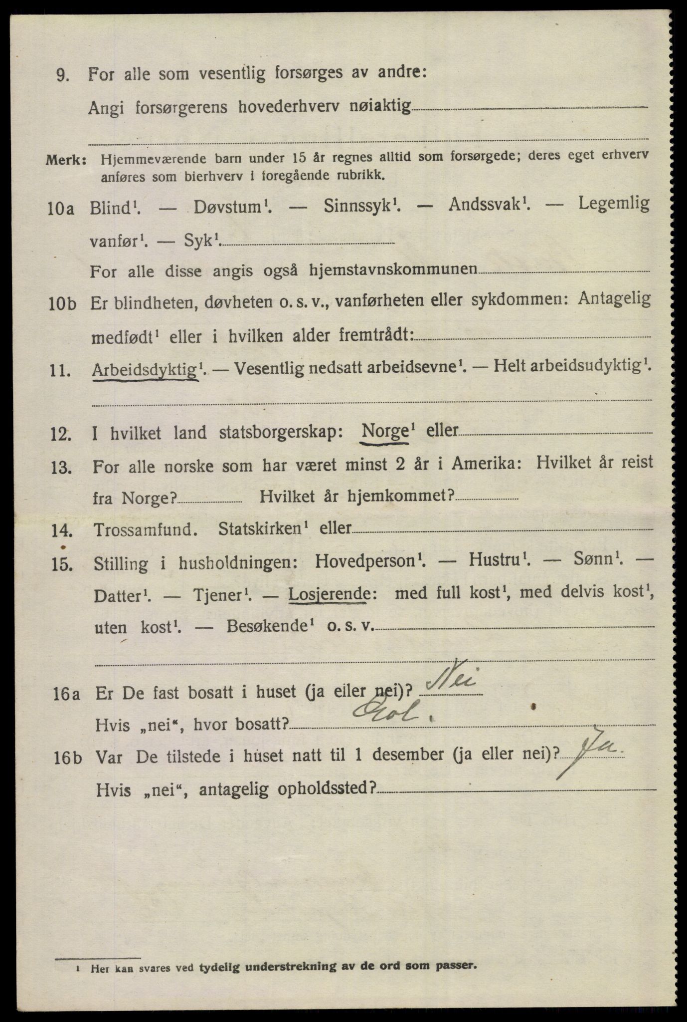 SAKO, 1920 census for Ål, 1920, p. 1801