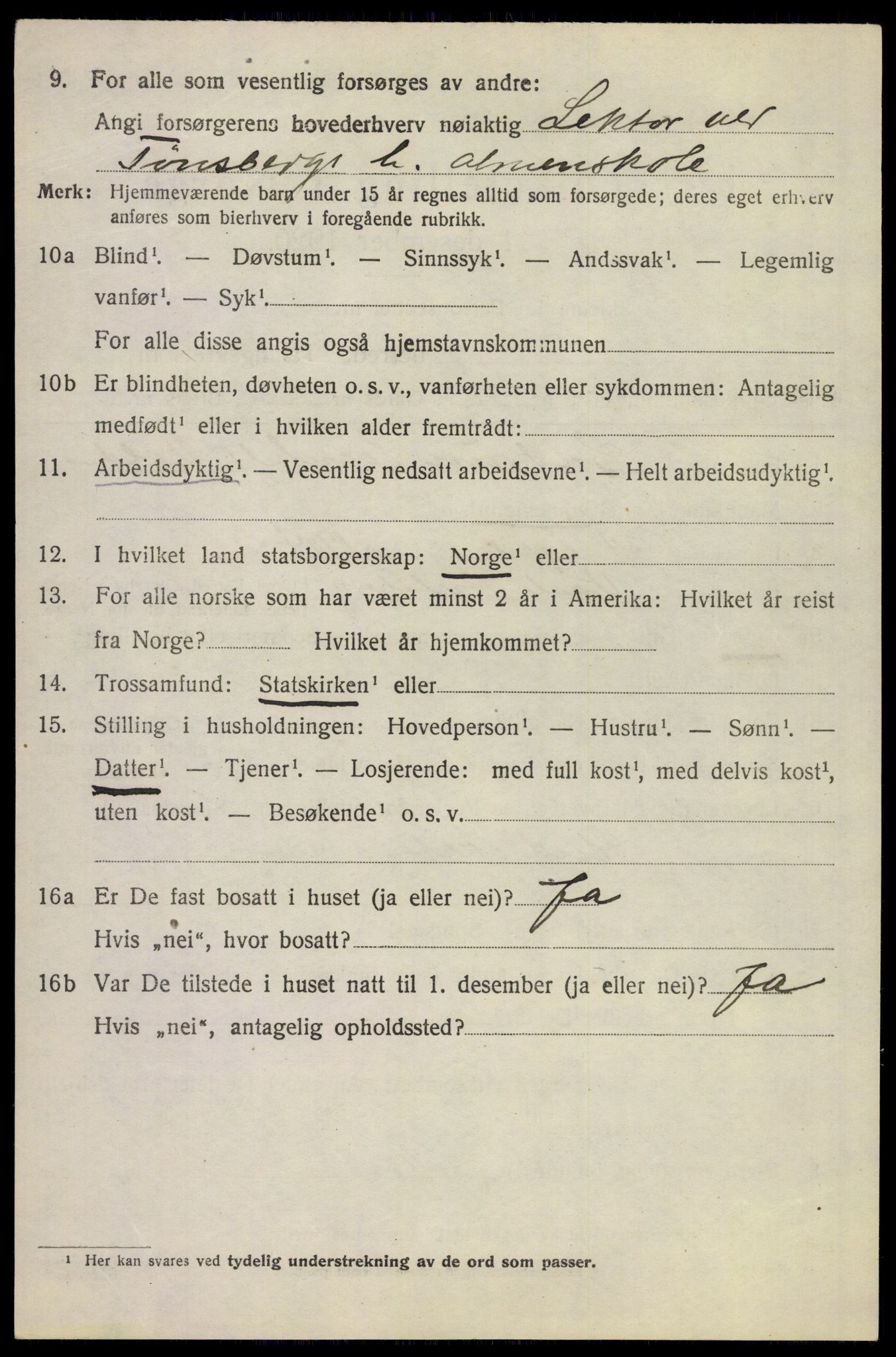 SAKO, 1920 census for Sem, 1920, p. 13012