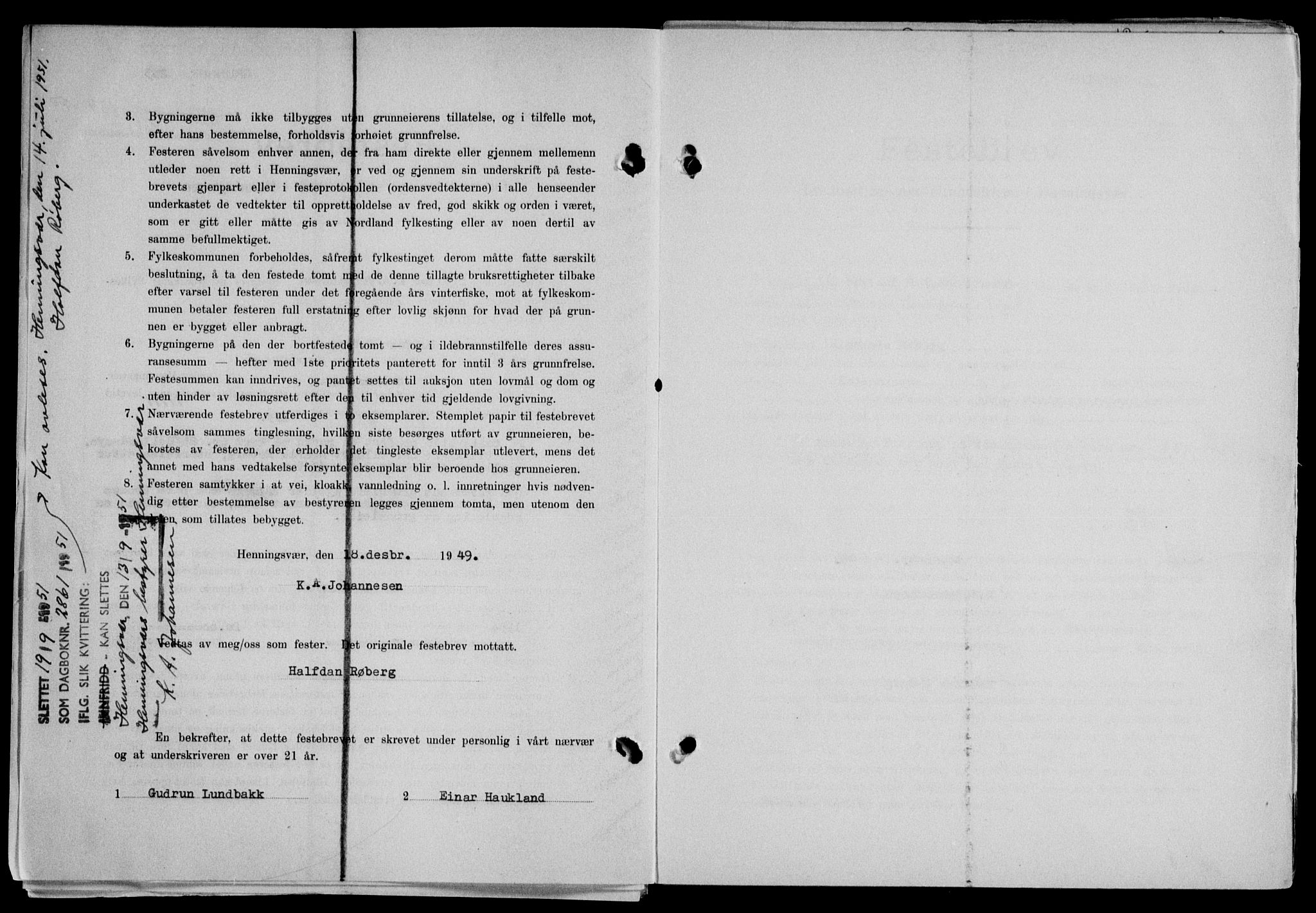 Lofoten sorenskriveri, SAT/A-0017/1/2/2C/L0022a: Mortgage book no. 22a, 1949-1950, Diary no: : 139/1950