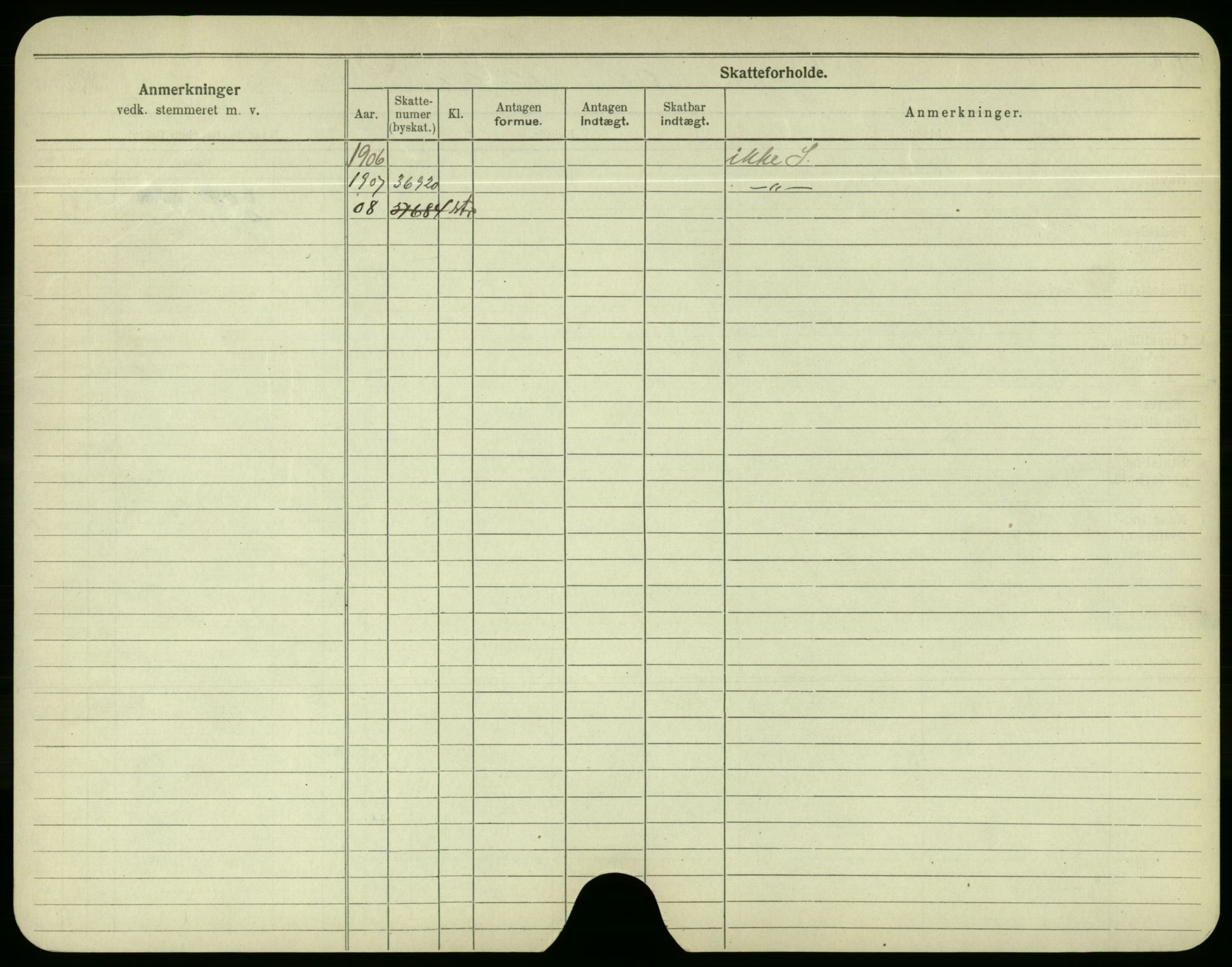 Oslo folkeregister, Registerkort, AV/SAO-A-11715/F/Fa/Fac/L0003: Menn, 1906-1914, p. 448b