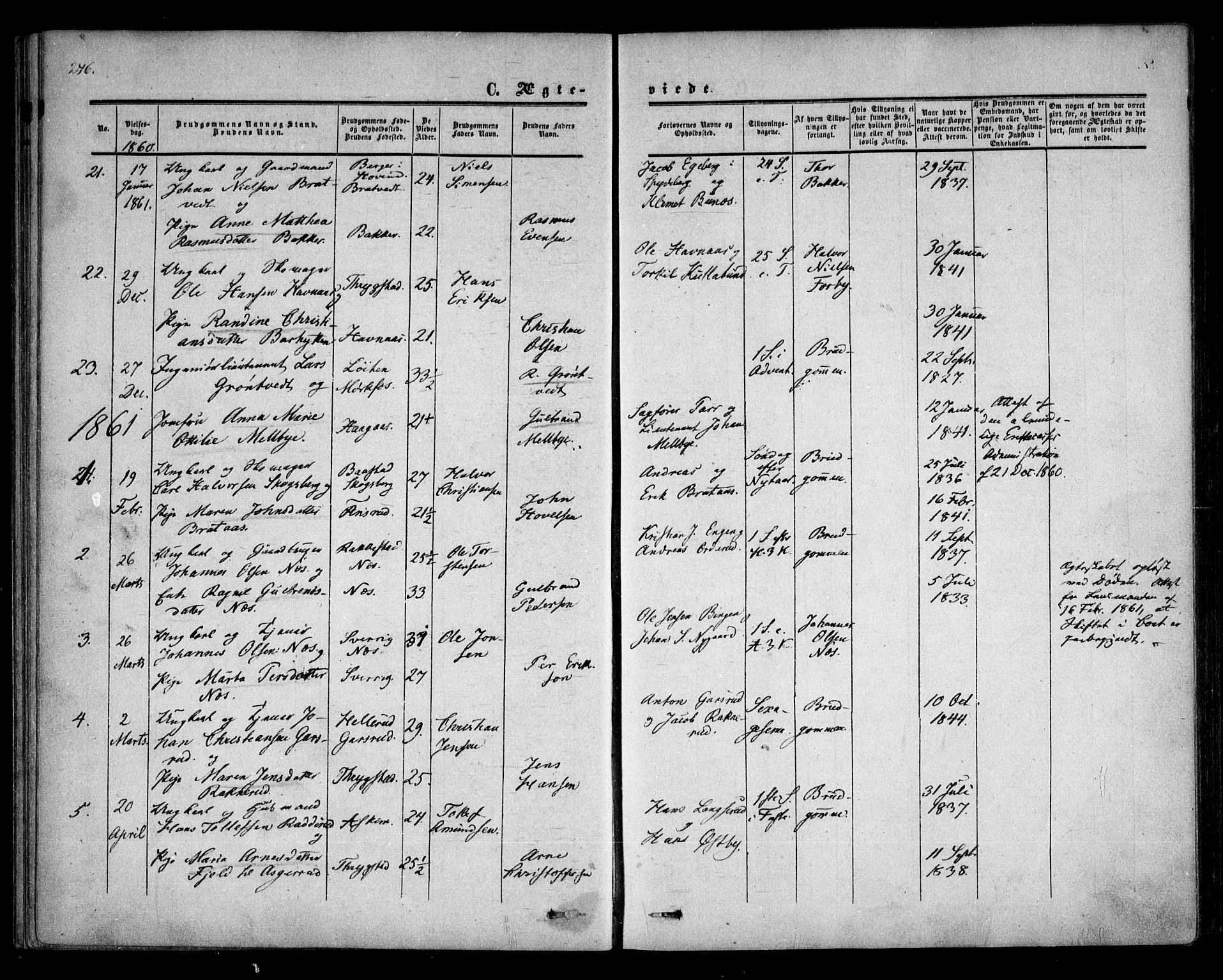 Trøgstad prestekontor Kirkebøker, AV/SAO-A-10925/F/Fa/L0008.b: Parish register (official) no. I 8B, 1855-1864, p. 246