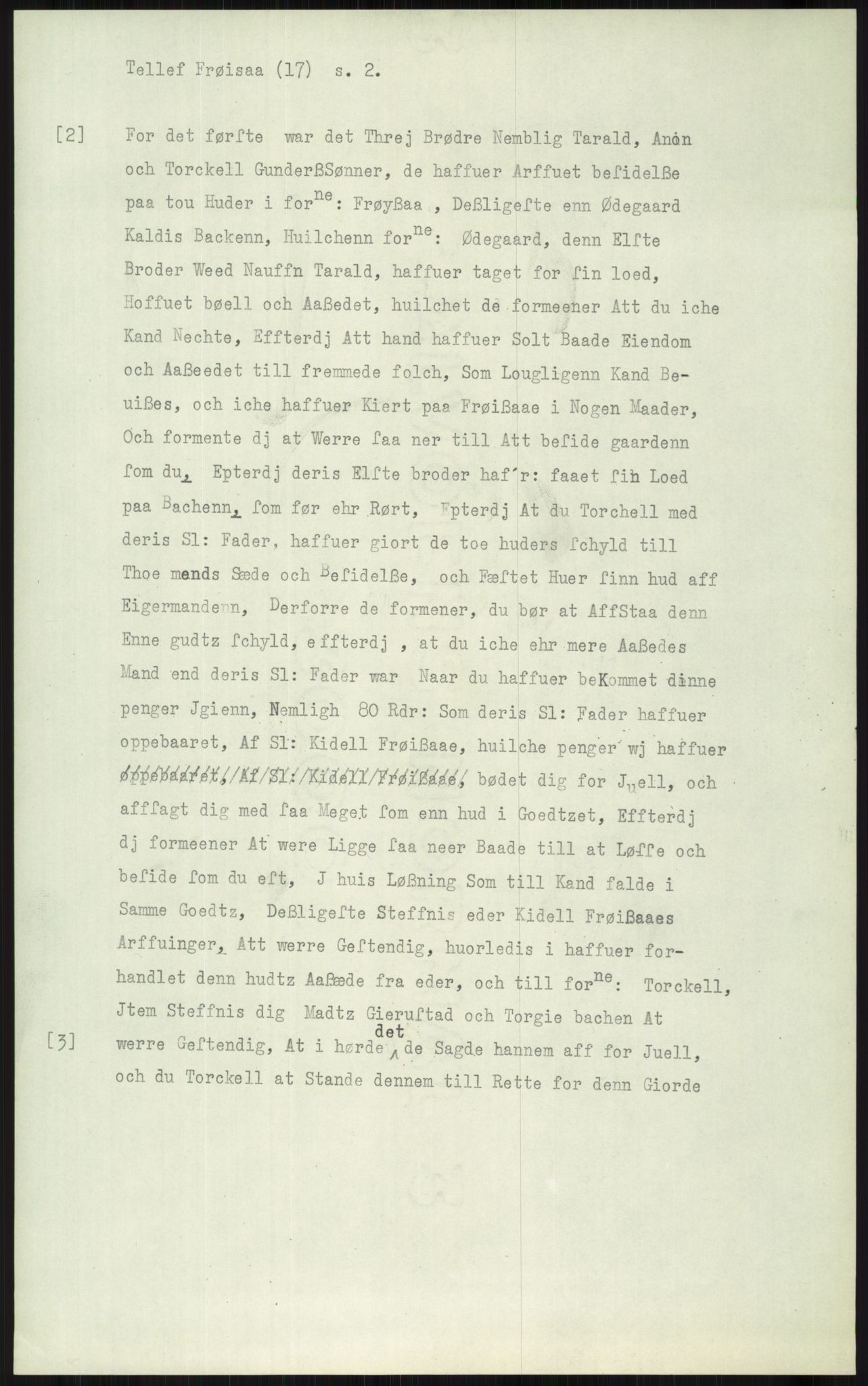 Samlinger til kildeutgivelse, Diplomavskriftsamlingen, AV/RA-EA-4053/H/Ha, p. 2277