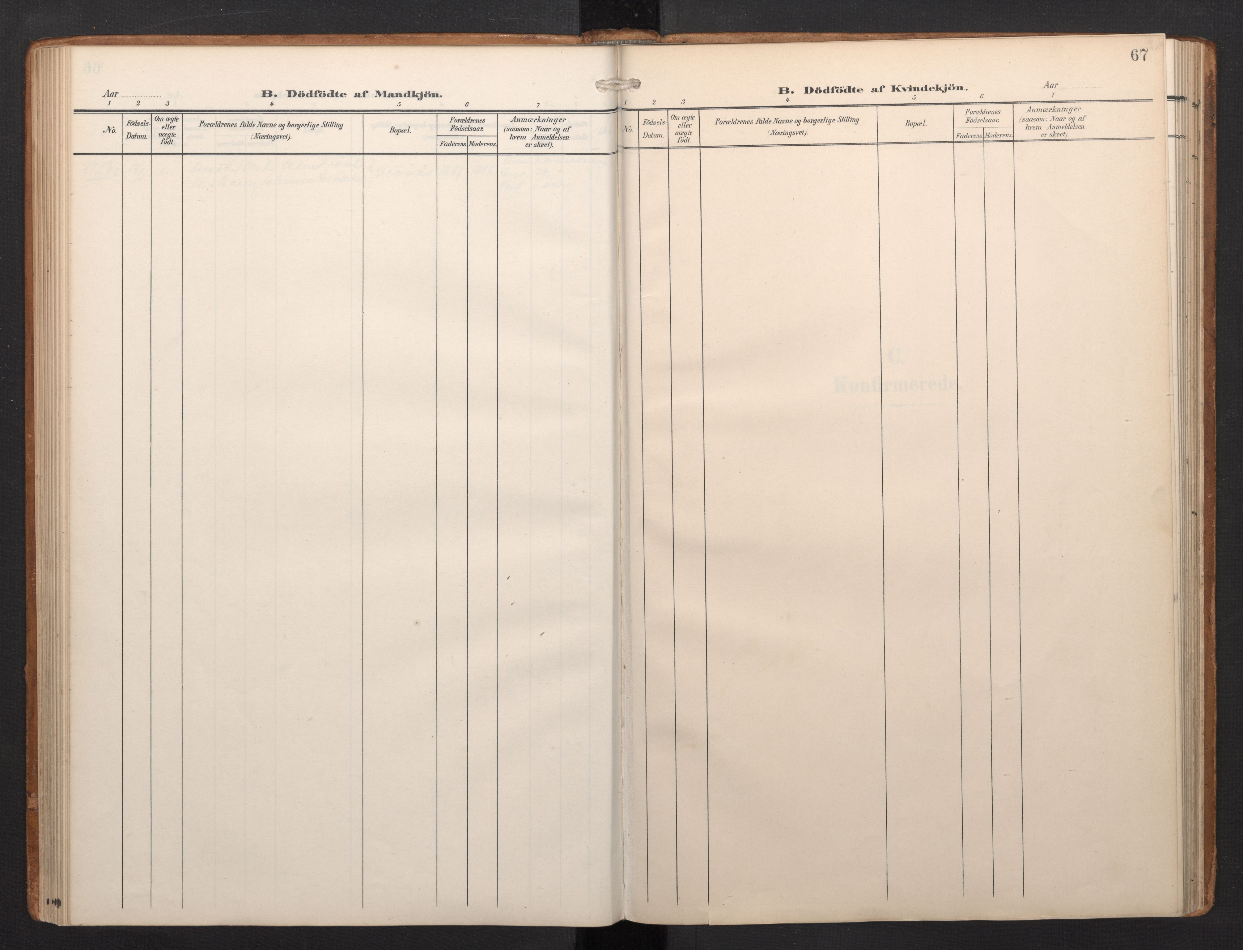 Finnås sokneprestembete, AV/SAB-A-99925/H/Ha/Haa/Haab/L0003: Parish register (official) no. B 3, 1907-1923, p. 67