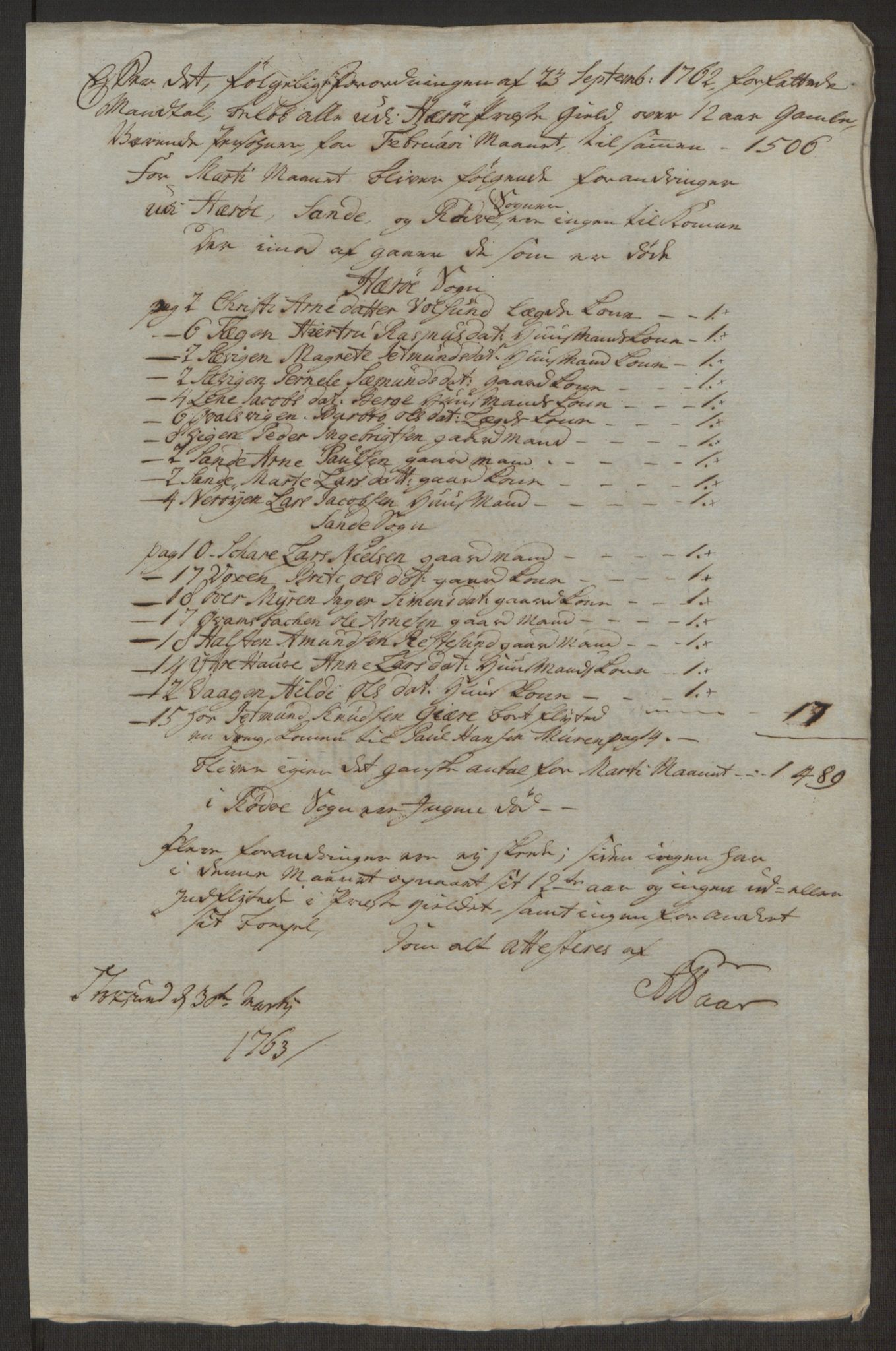 Rentekammeret inntil 1814, Realistisk ordnet avdeling, AV/RA-EA-4070/Ol/L0019: [Gg 10]: Ekstraskatten, 23.09.1762. Sunnmøre, 1762-1763, p. 393