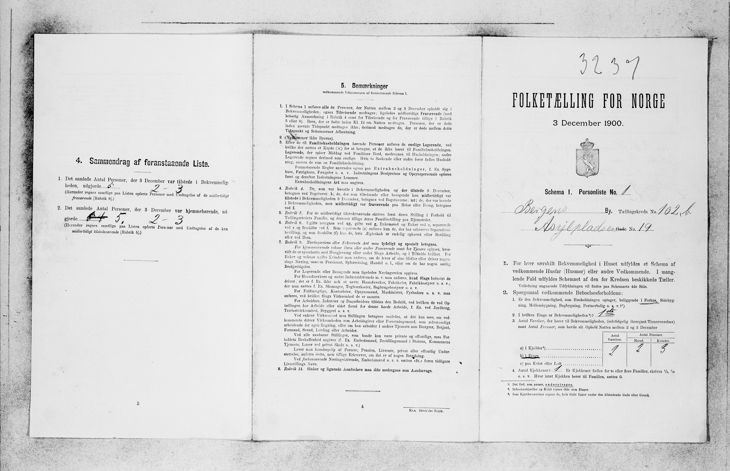 SAB, 1900 census for Bergen, 1900, p. 21489