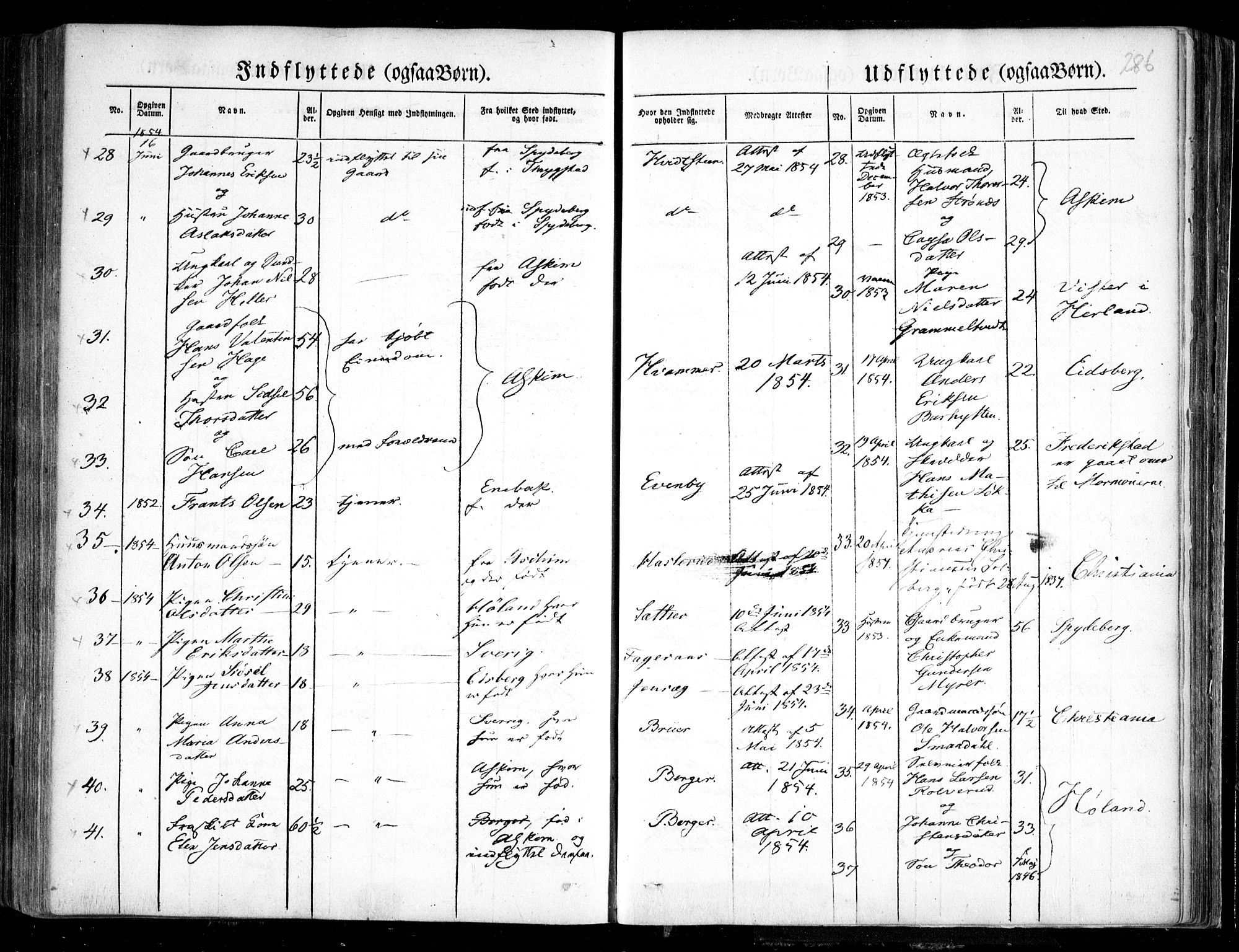 Trøgstad prestekontor Kirkebøker, AV/SAO-A-10925/F/Fa/L0007: Parish register (official) no. I 7, 1845-1854, p. 286