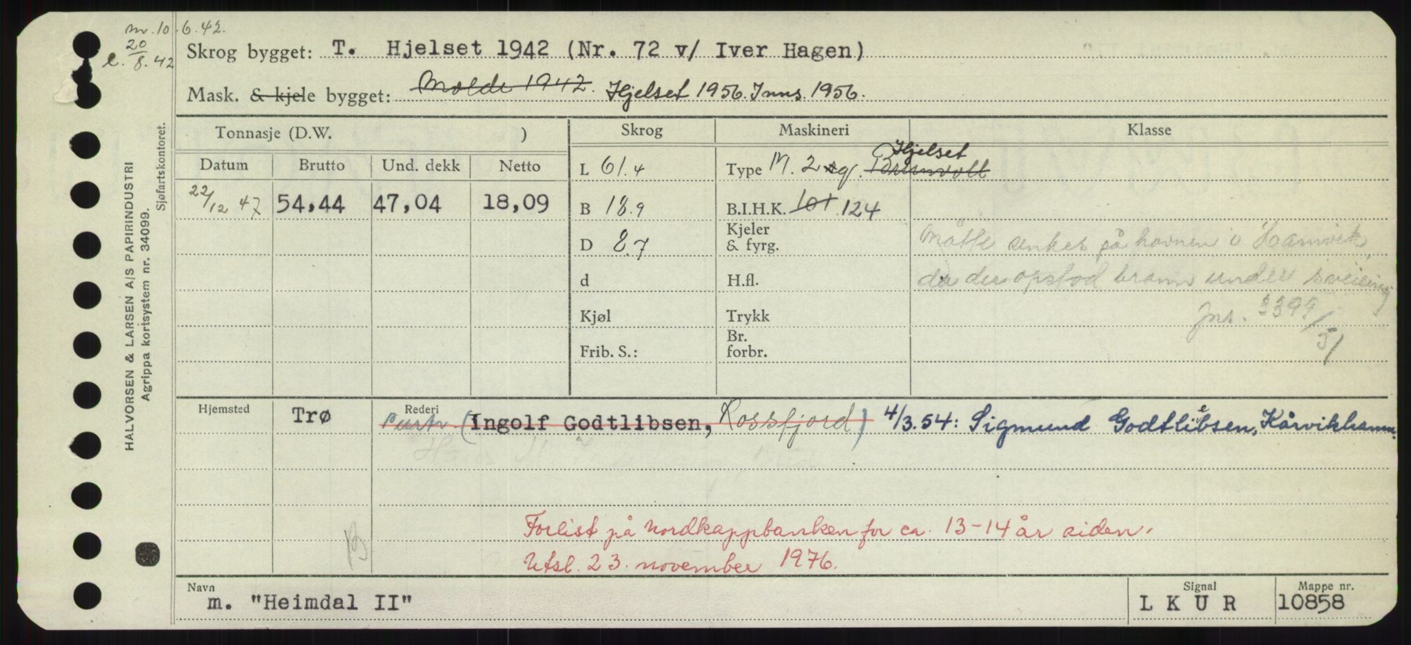 Sjøfartsdirektoratet med forløpere, Skipsmålingen, RA/S-1627/H/Hd/L0015: Fartøy, Havm-Hey, p. 187