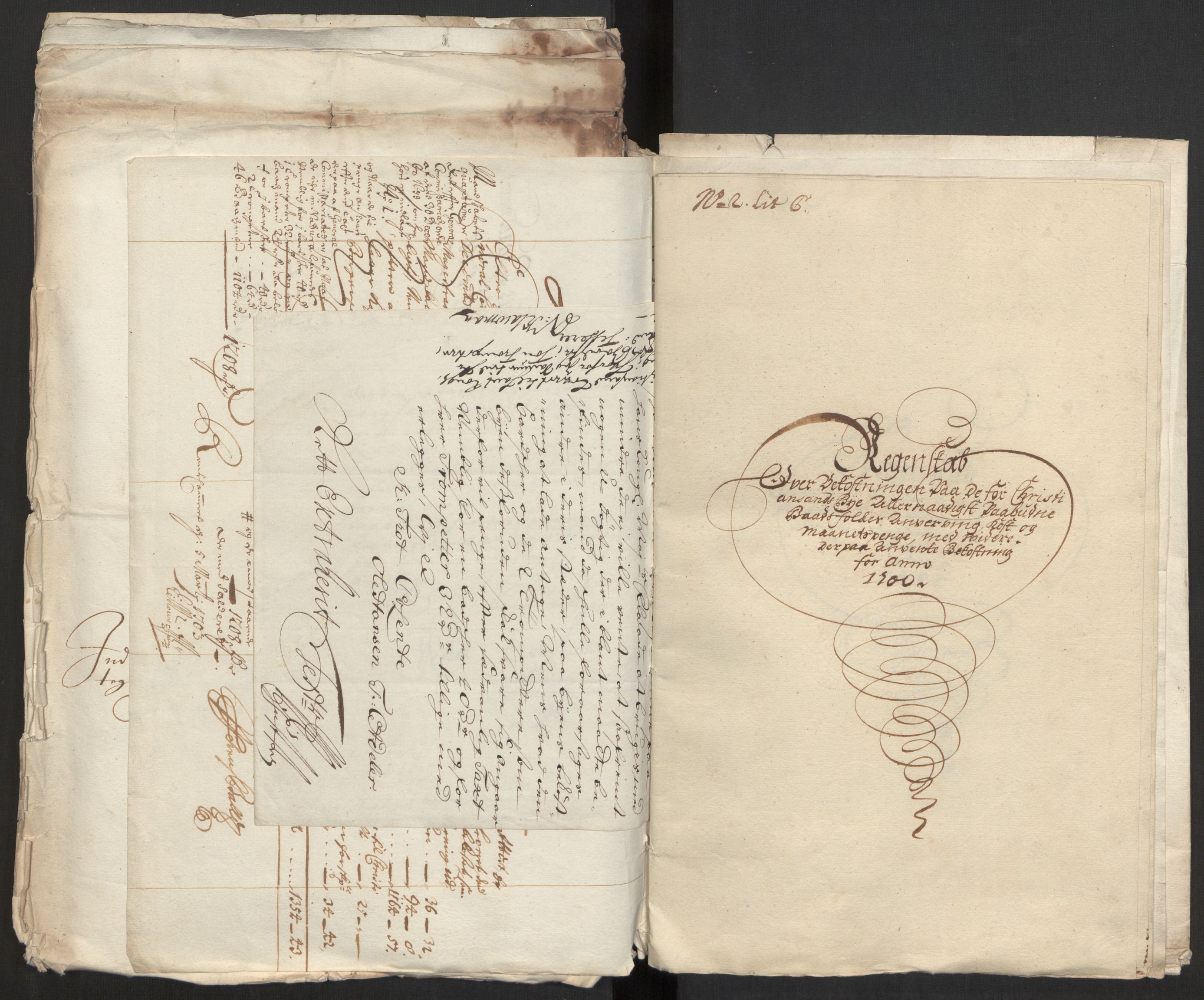 Rentekammeret inntil 1814, Reviderte regnskaper, Byregnskaper, RA/EA-4066/R/Rm/L0258: [M1] Kontribusjonsregnskap, 1664-1700, p. 98