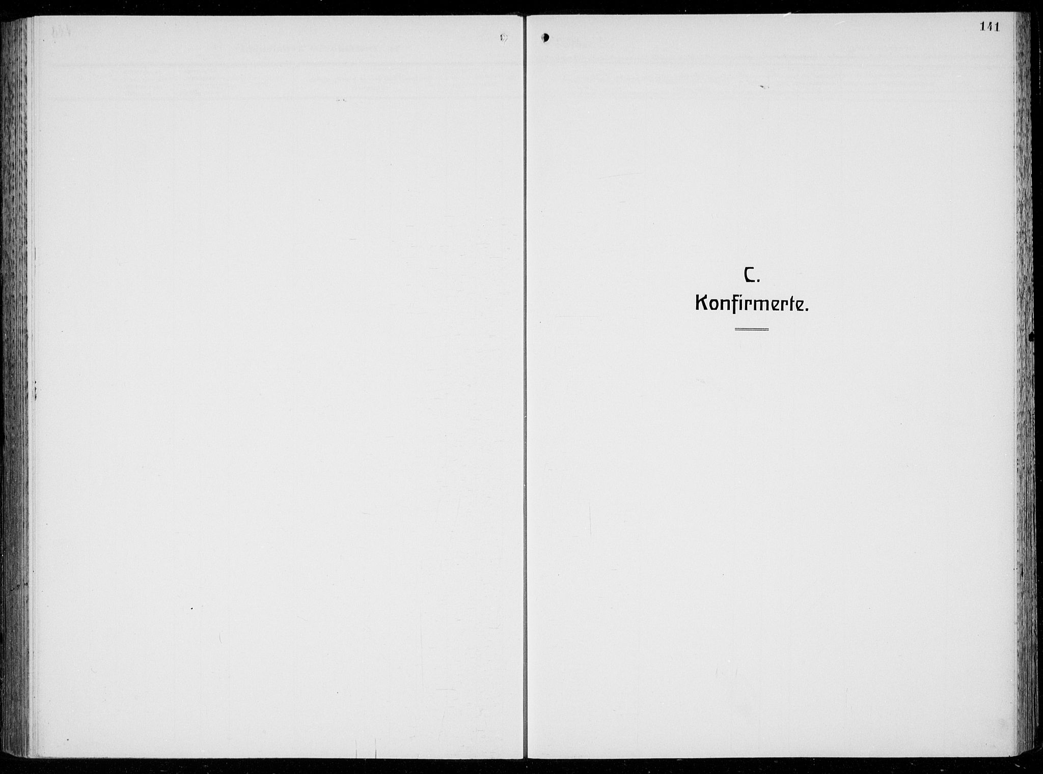 Birkeland Sokneprestembete, SAB/A-74601/H/Hab: Parish register (copy) no. A  8, 1923-1933, p. 141