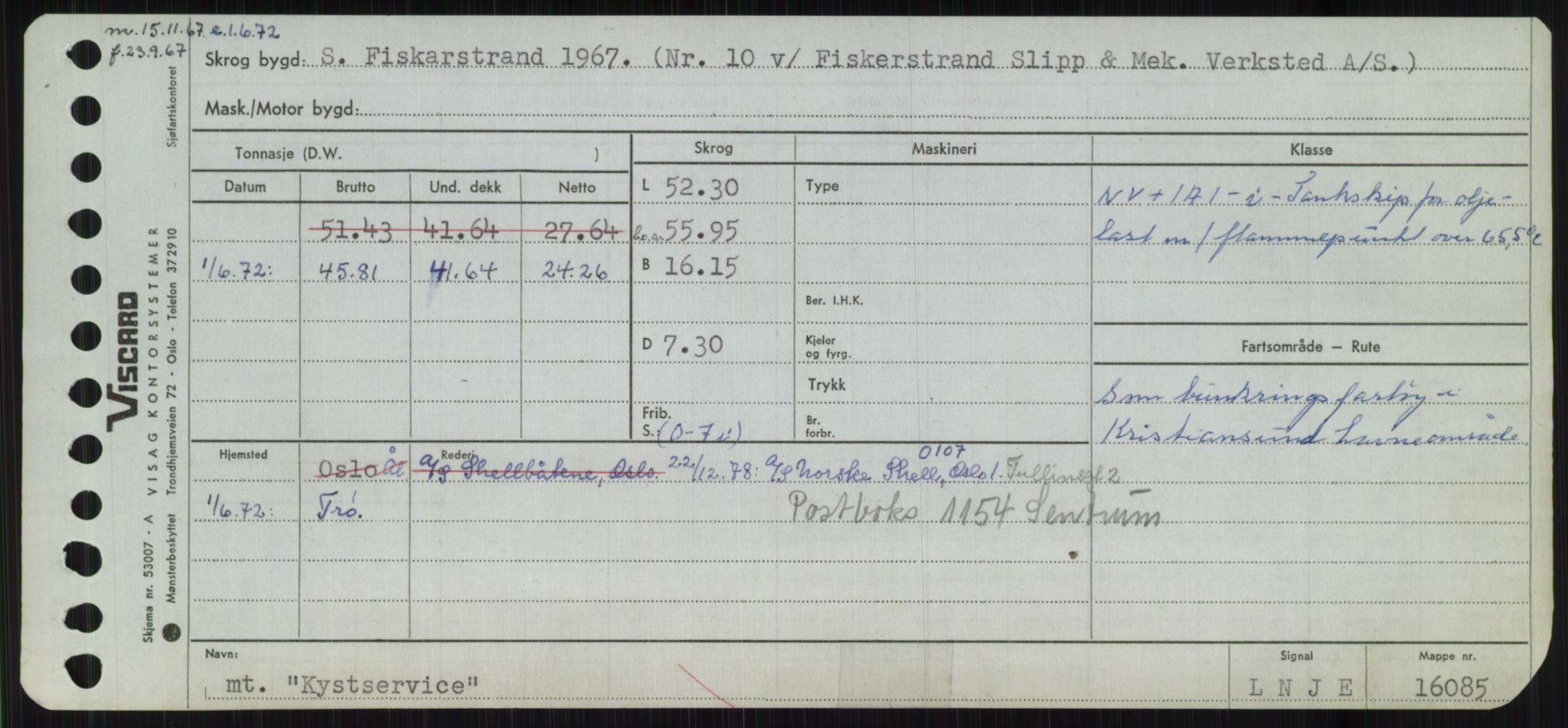 Sjøfartsdirektoratet med forløpere, Skipsmålingen, AV/RA-S-1627/H/Ha/L0003/0002: Fartøy, Hilm-Mar / Fartøy, Kom-Mar, p. 195