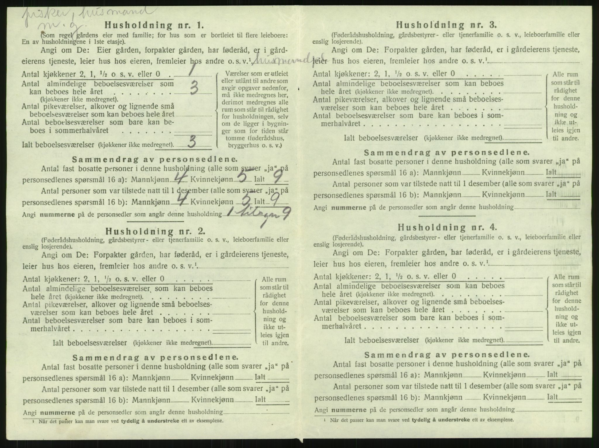 SAT, 1920 census for Meløy, 1920, p. 62