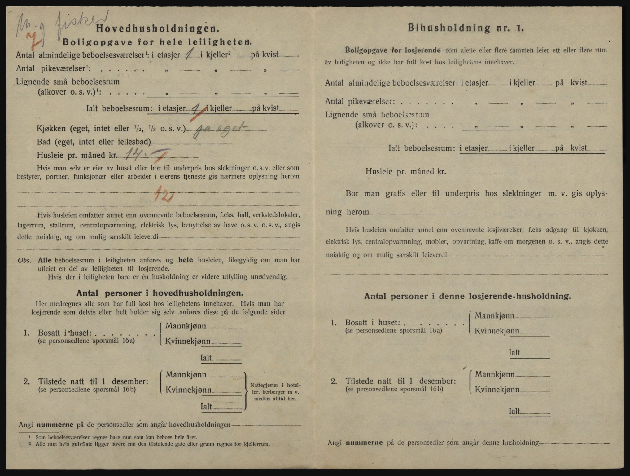 SATØ, 1920 census for Vardø, 1920, p. 1560