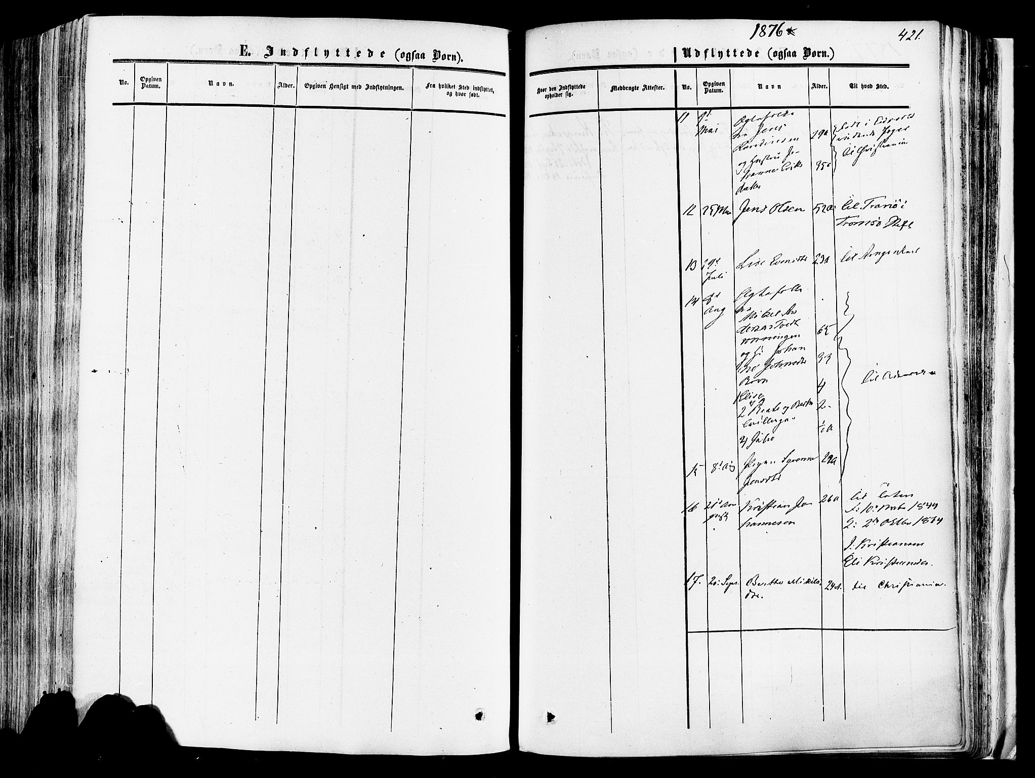 Vang prestekontor, Hedmark, AV/SAH-PREST-008/H/Ha/Haa/L0013: Parish register (official) no. 13, 1855-1879, p. 421