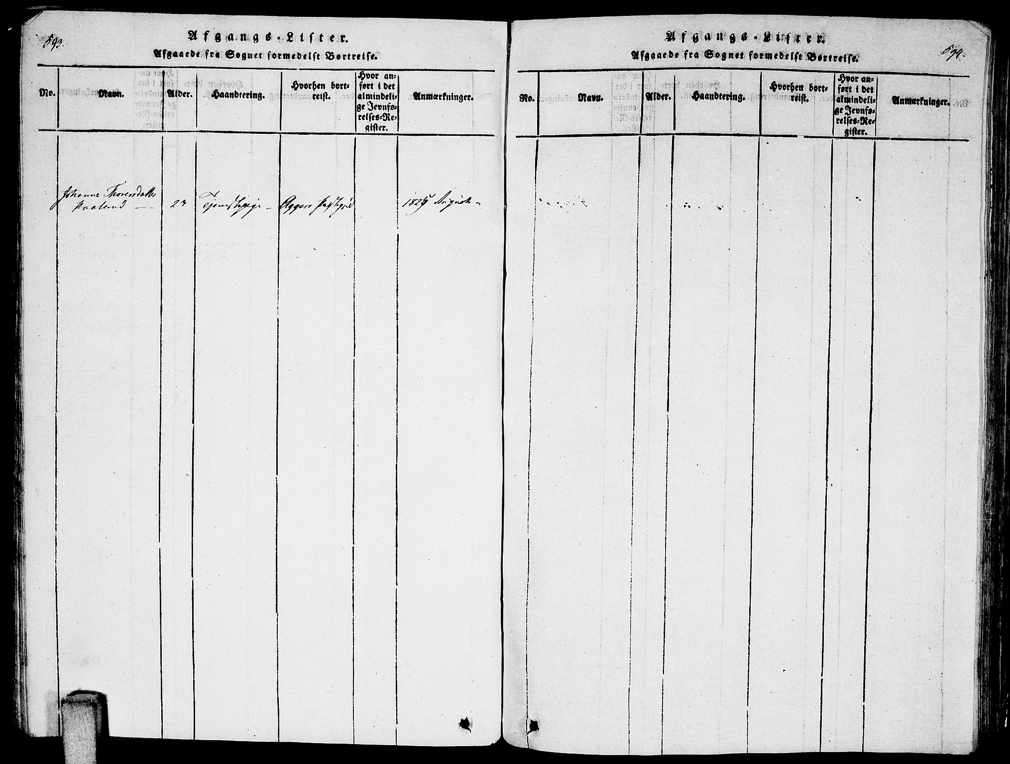 Enebakk prestekontor Kirkebøker, SAO/A-10171c/F/Fa/L0005: Parish register (official) no. I 5, 1790-1825, p. 593-594