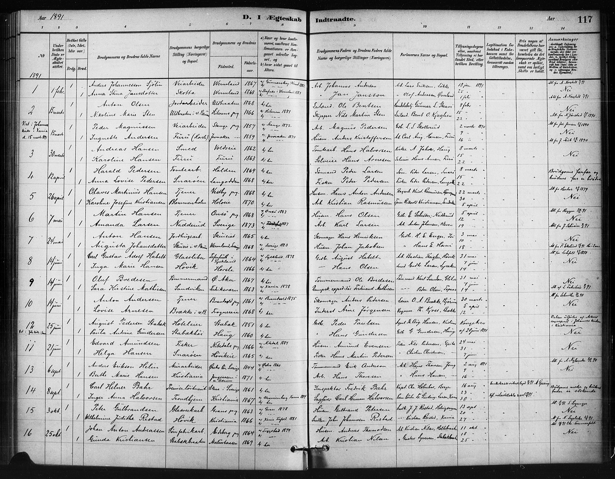 Asker prestekontor Kirkebøker, SAO/A-10256a/F/Fc/L0002: Parish register (official) no. III 2, 1879-1904, p. 117